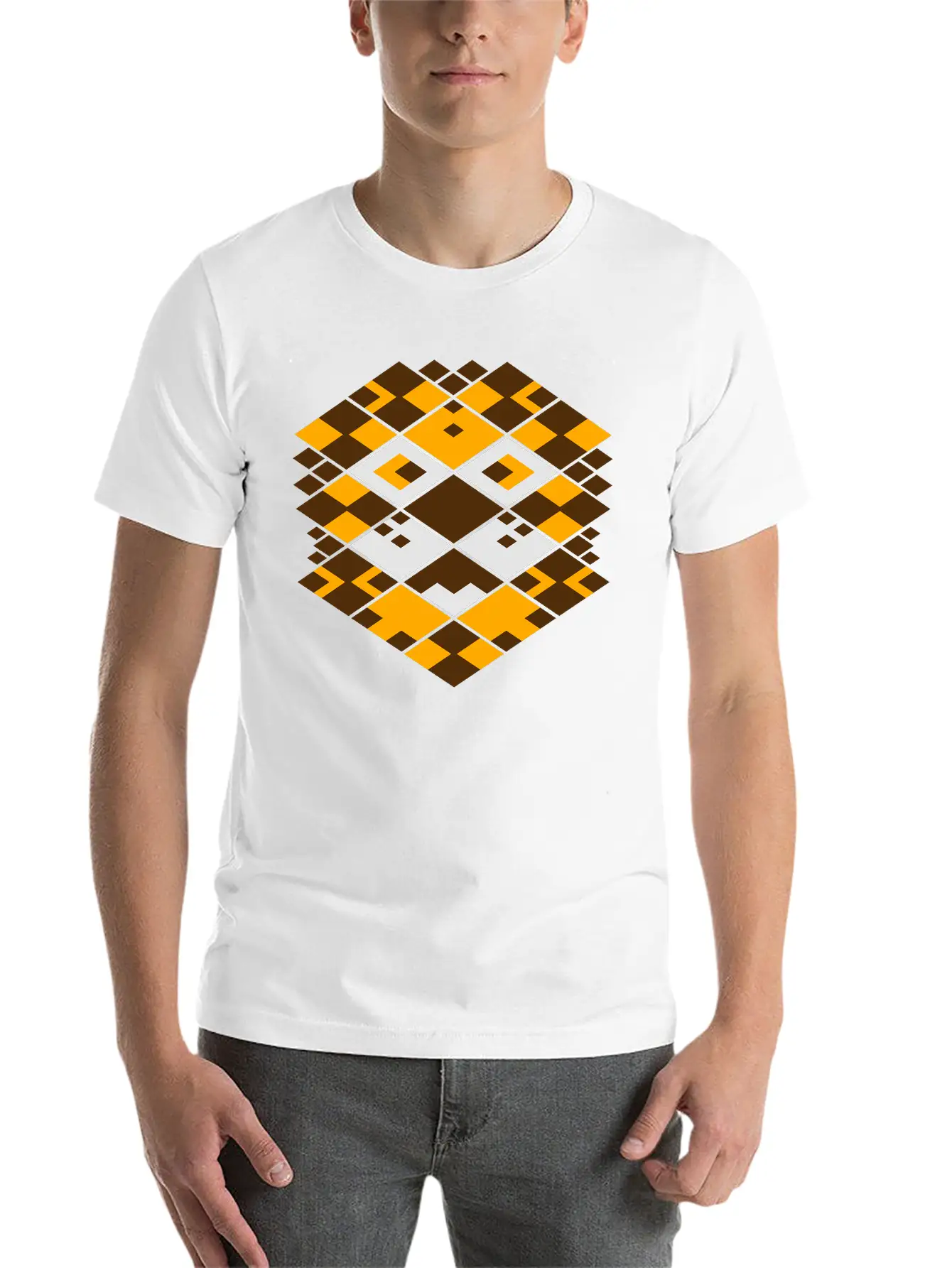 Lion Abstract Timeless Short Sleeve Tee – Comfy And Minimalist Design