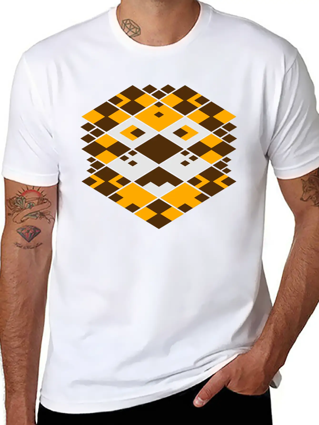 Lion Abstract Timeless Short Sleeve Tee – Comfy And Minimalist Design