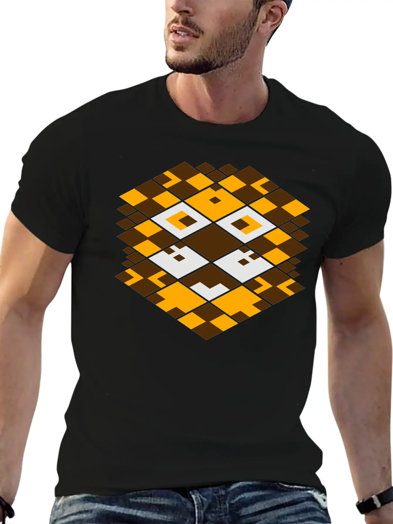 Lion Abstract Timeless Short Sleeve Tee – Comfy And Minimalist Design