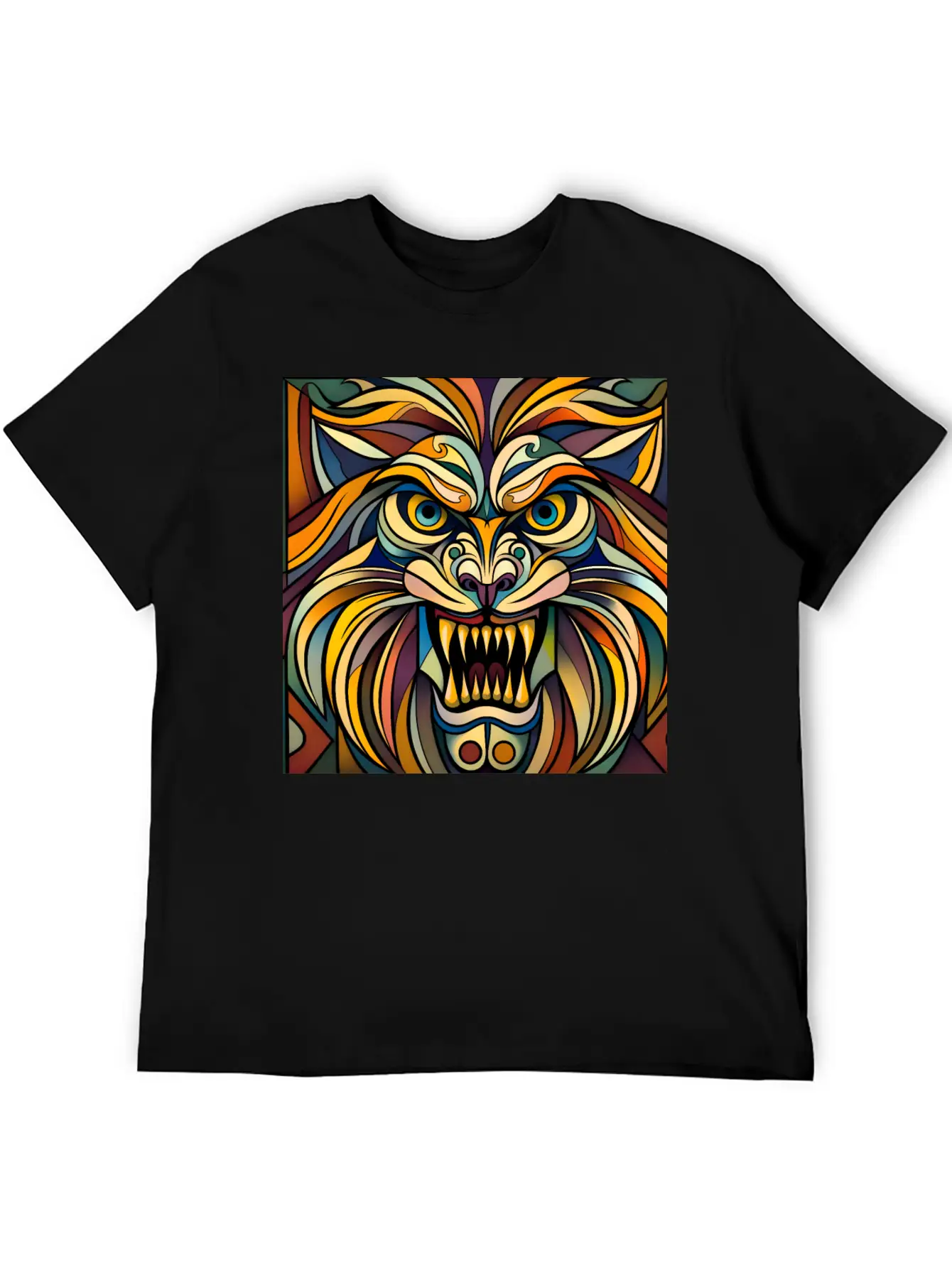 Lion Breathable Graphic T-Shirt – Perfect For Casual Days