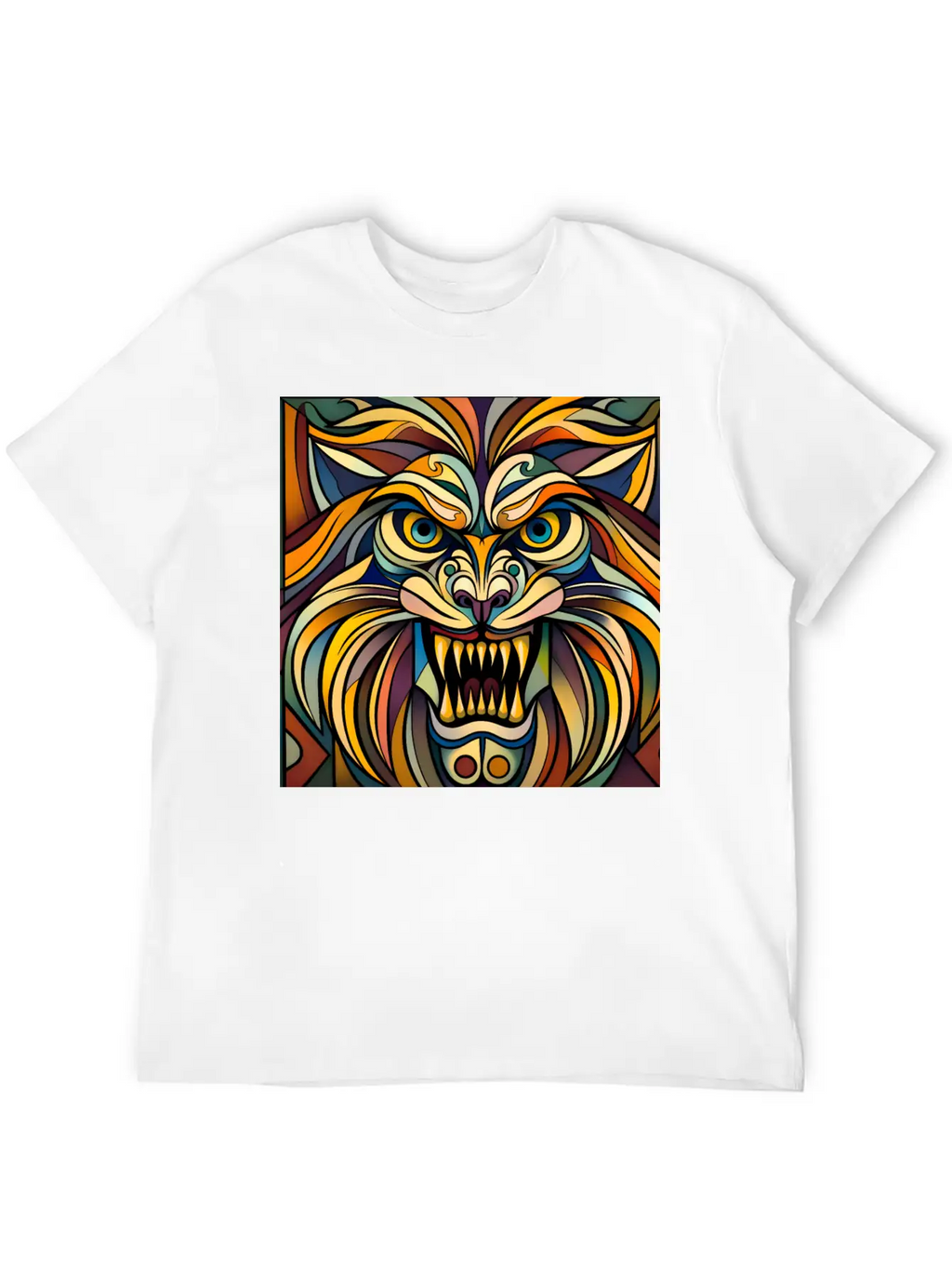Lion Breathable Graphic T-Shirt – Perfect For Casual Days