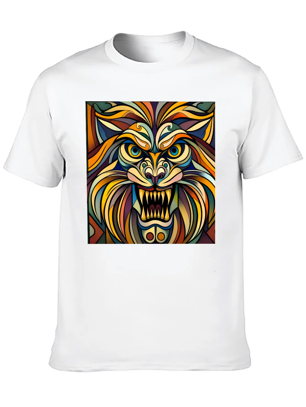 Lion Breathable Graphic T-Shirt – Perfect For Casual Days