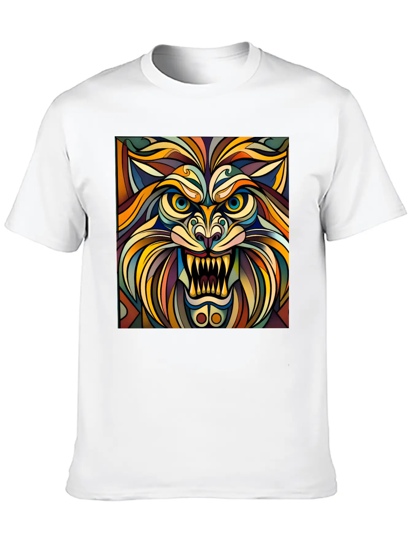 Lion Breathable Graphic T-Shirt – Perfect For Casual Days