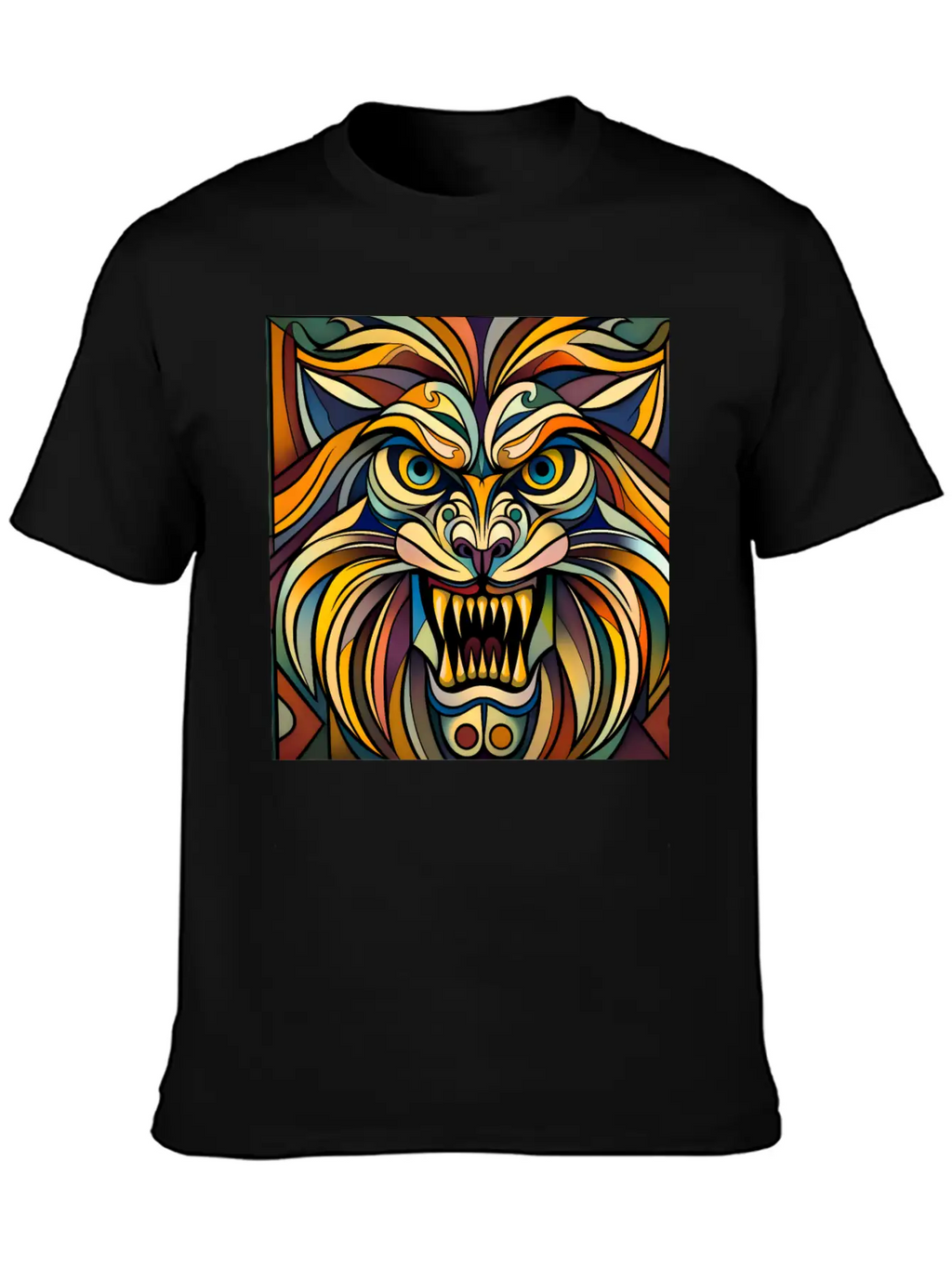 Lion Breathable Graphic T-Shirt – Perfect For Casual Days