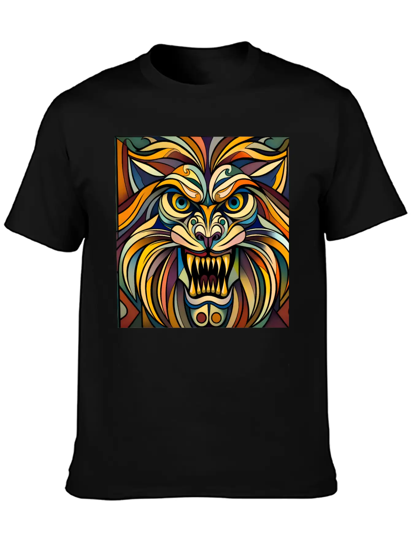 Lion Breathable Graphic T-Shirt – Perfect For Casual Days