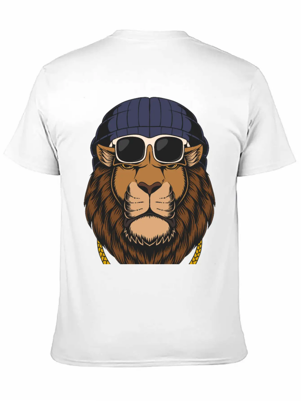 Lion, Cool Lion, Lion Attitude Basic Graphic T-Shirt – Daily Comfort In Soft Cotton