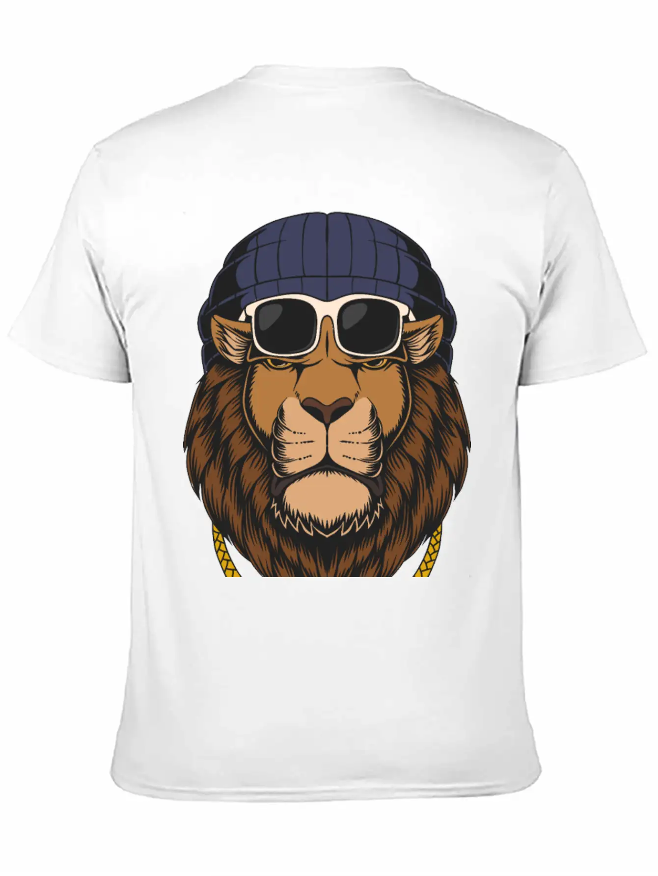 Lion, Cool Lion, Lion Attitude Basic Graphic T-Shirt – Daily Comfort In Soft Cotton