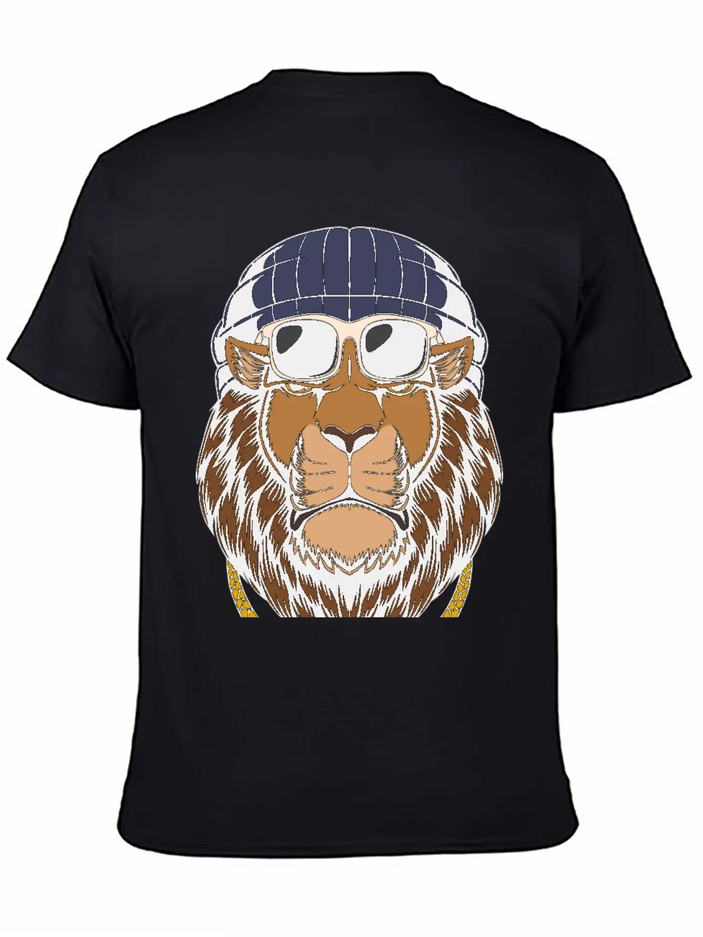 Lion, Cool Lion, Lion Attitude Basic Graphic T-Shirt – Daily Comfort In Soft Cotton