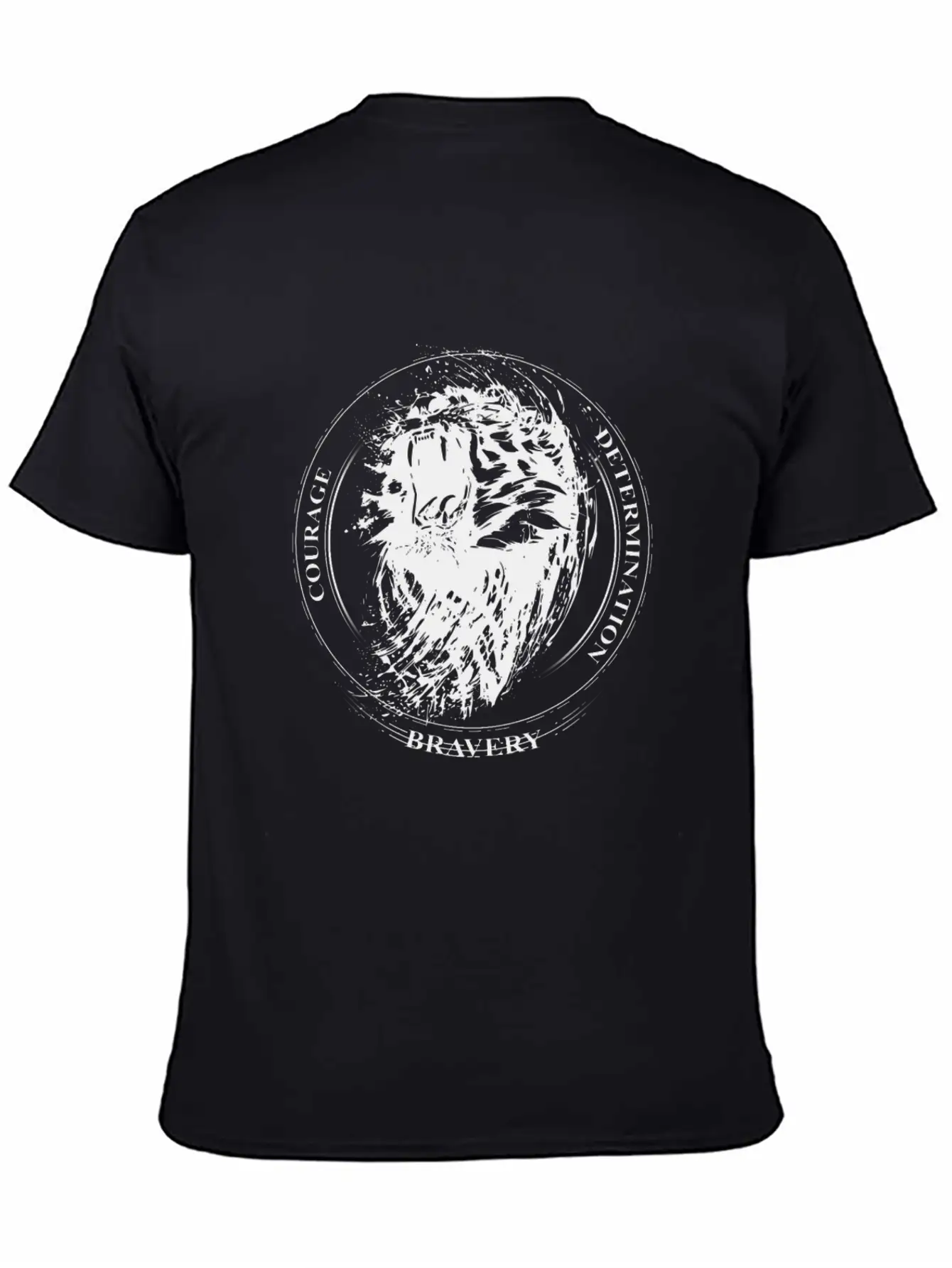 Lion Courage Timeless Short Sleeve Tee – Comfy And Minimalist Design