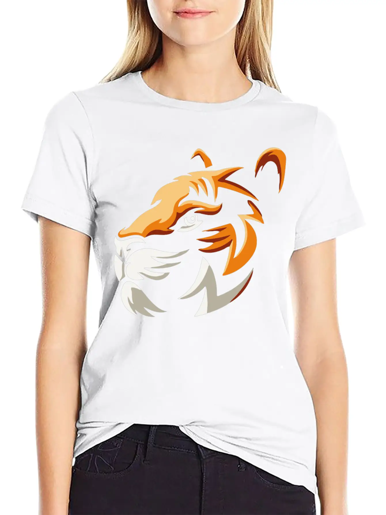 Lion Head, Roaring Lion Timeless Short Sleeve Tee – Comfy And Minimalist Design