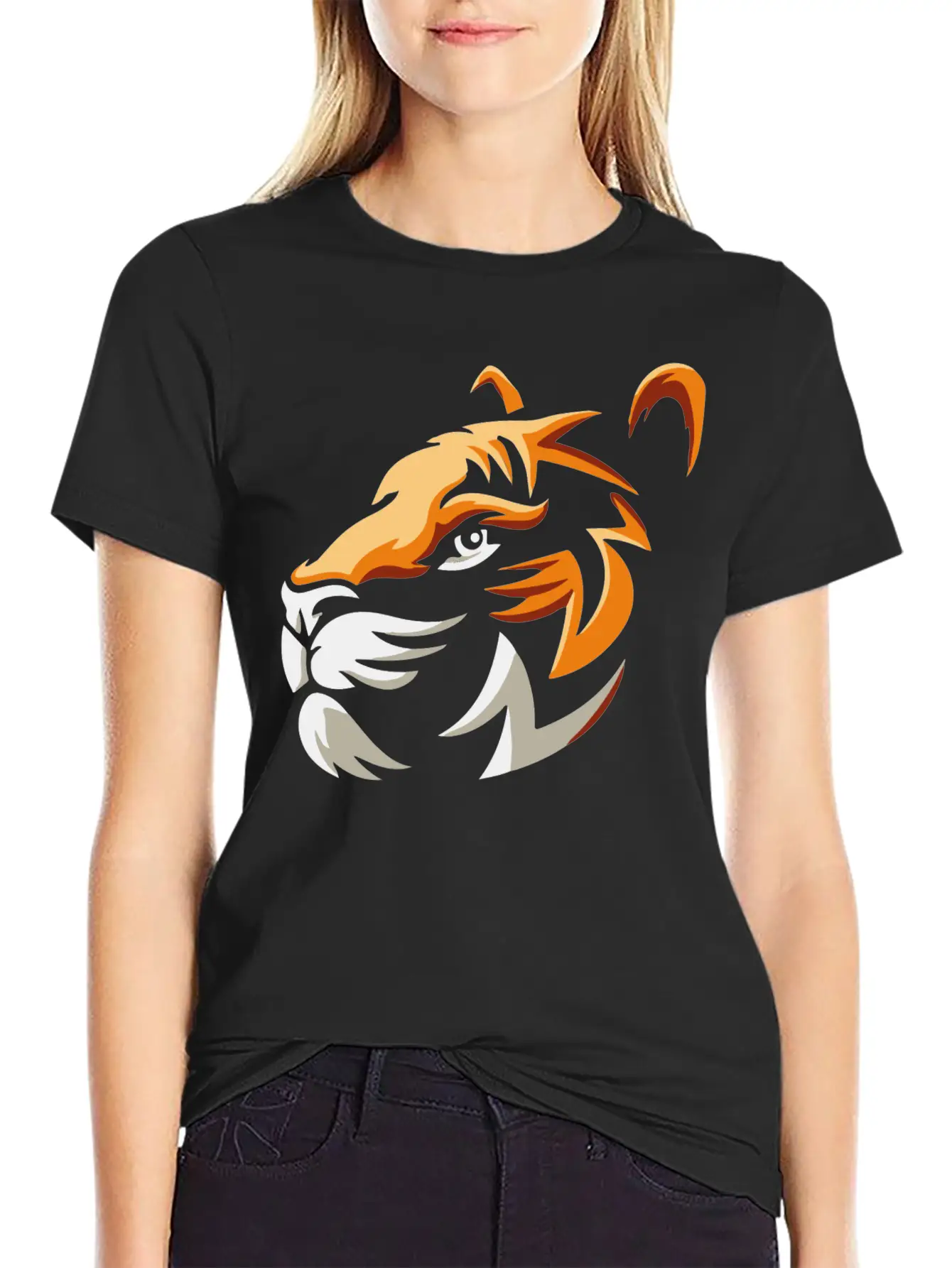 Lion Head, Roaring Lion Timeless Short Sleeve Tee – Comfy And Minimalist Design