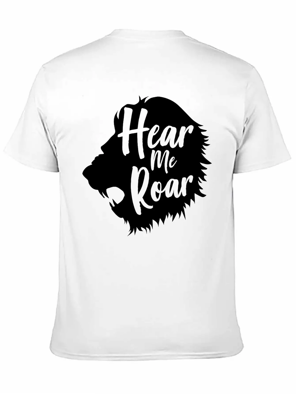 Lion. Hear Me Roar Relaxed Everyday Tee – Lightweight And Durable Cotton