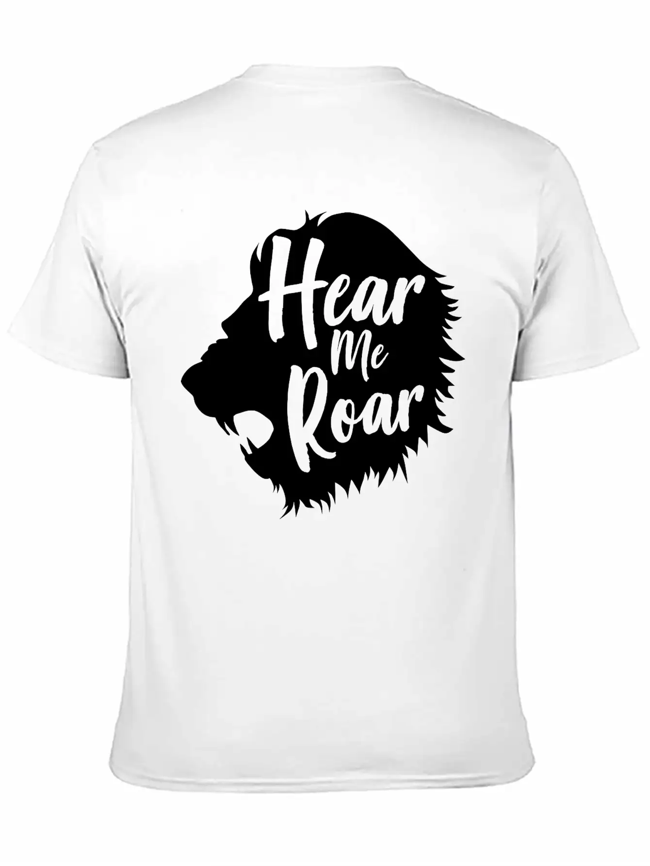 Lion. Hear Me Roar Relaxed Everyday Tee – Lightweight And Durable Cotton