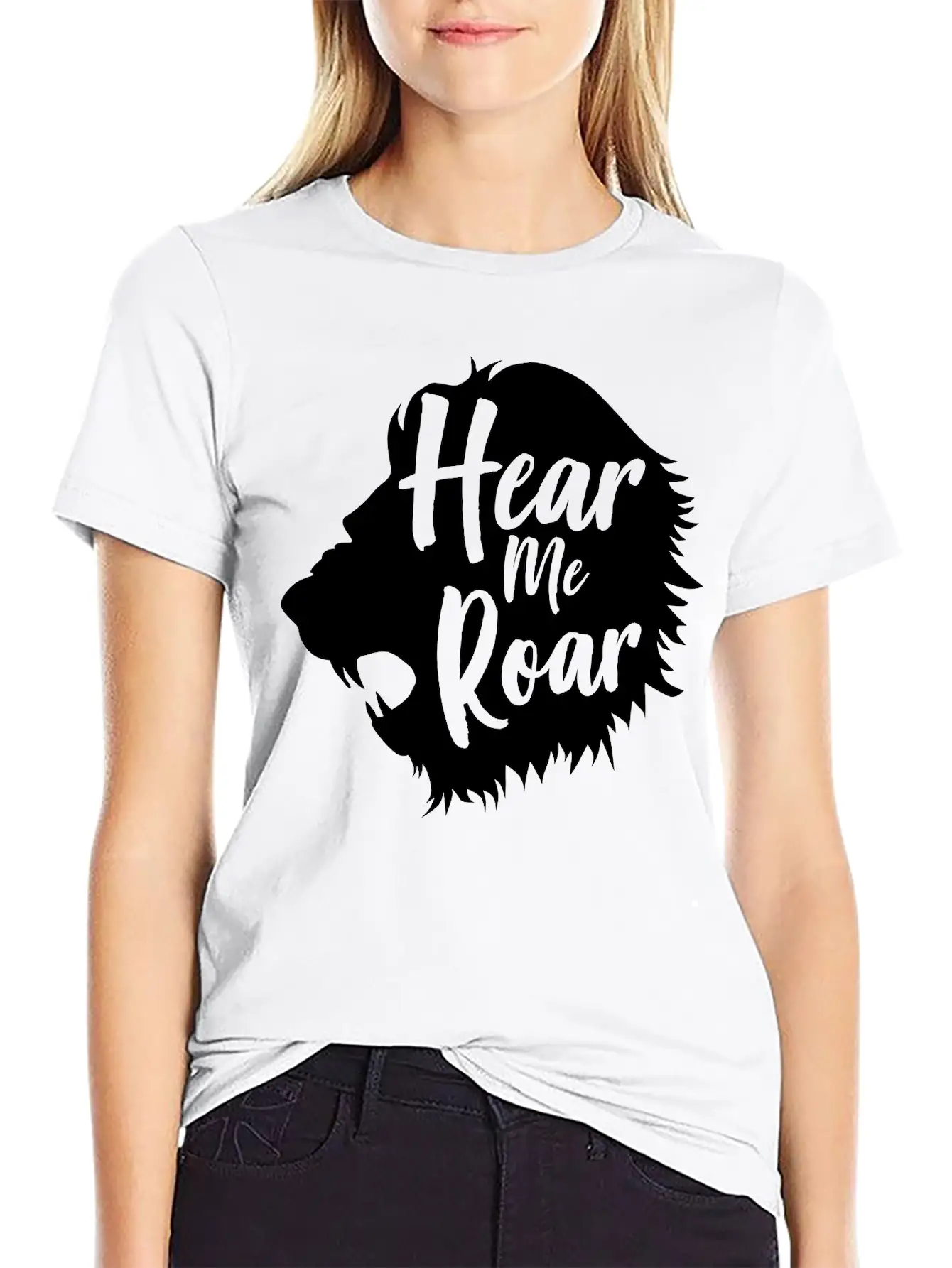 Lion. Hear Me Roar Relaxed Everyday Tee – Lightweight And Durable Cotton