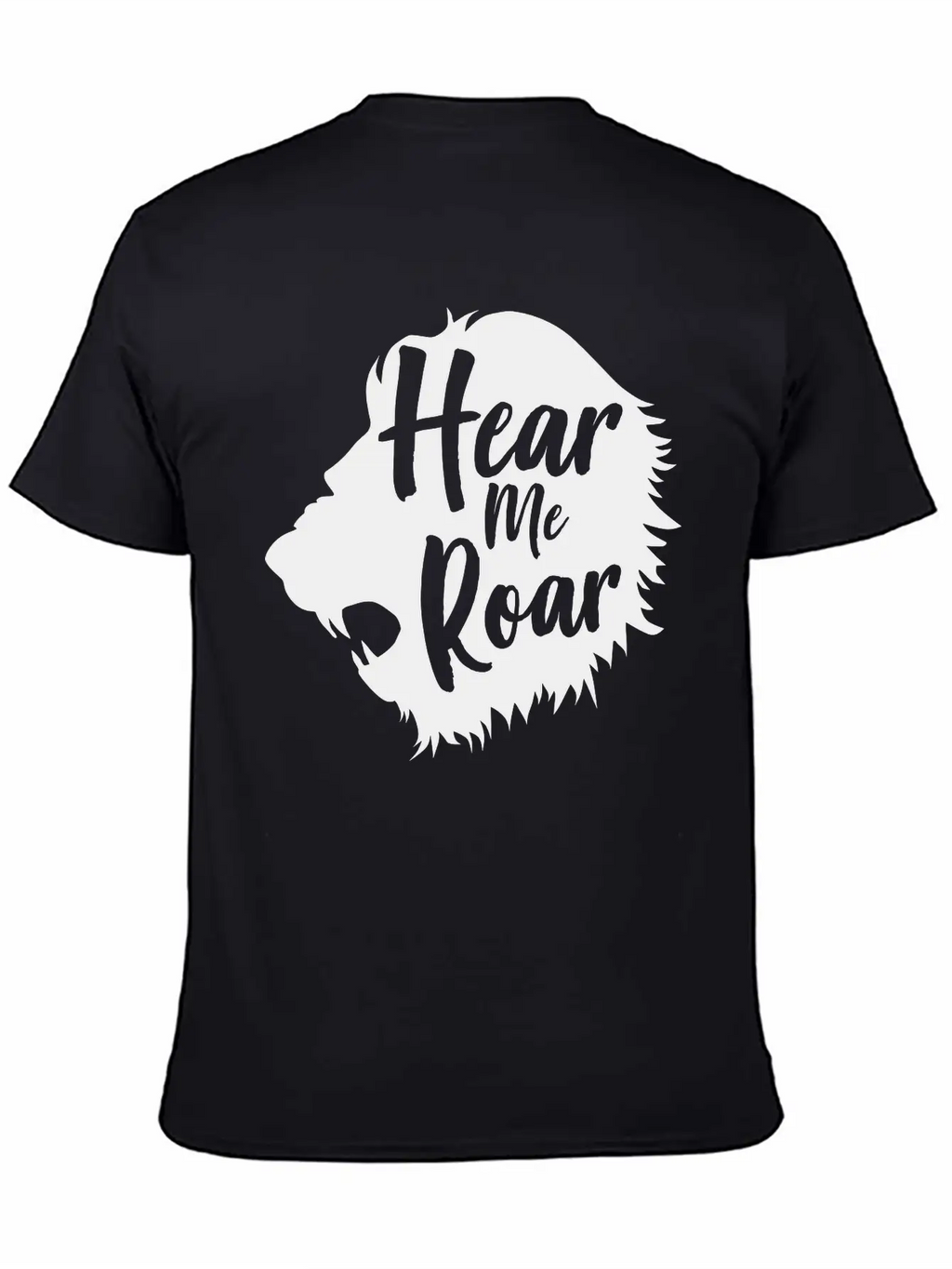 Lion. Hear Me Roar Relaxed Everyday Tee – Lightweight And Durable Cotton