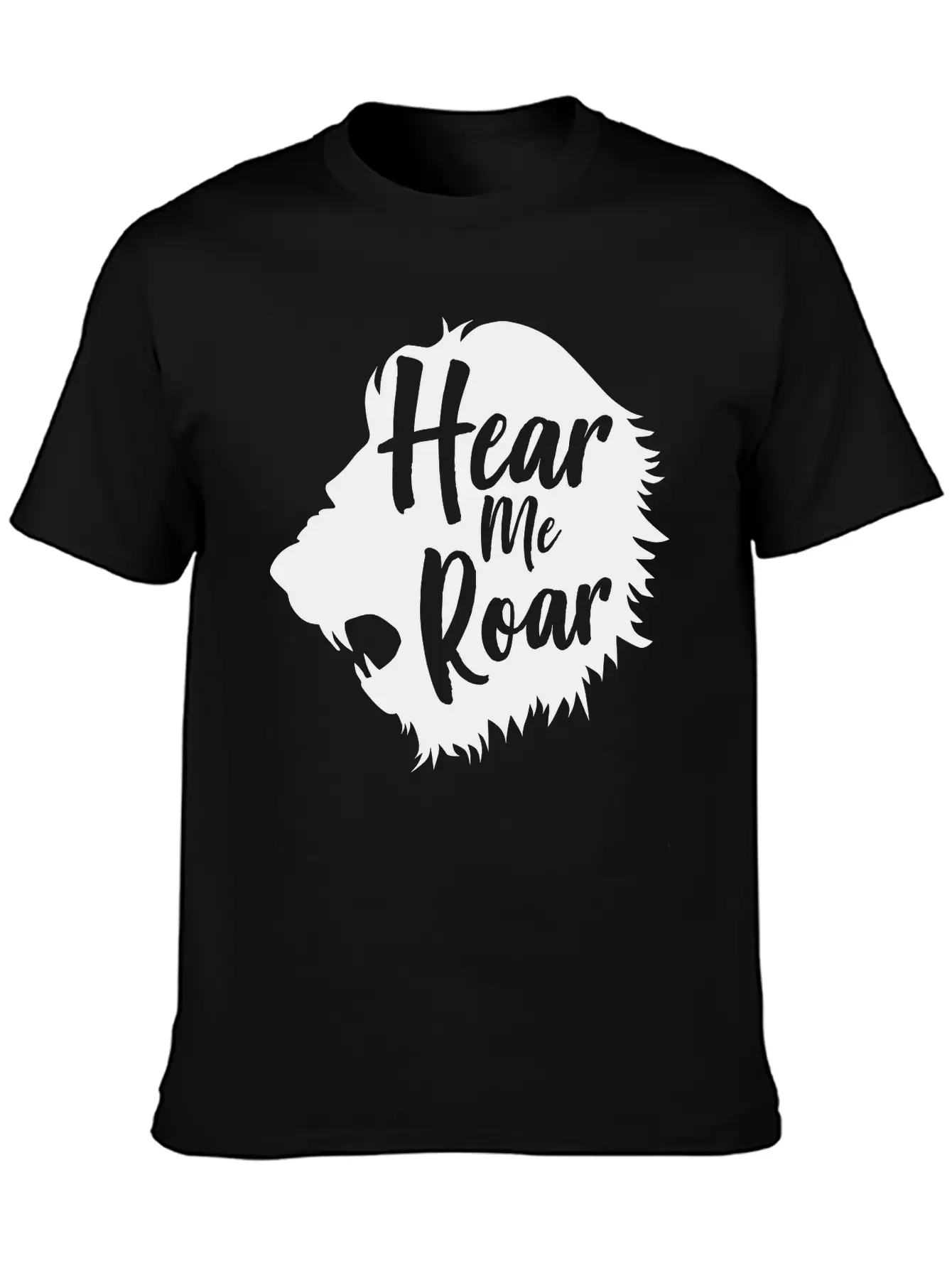 Lion. Hear Me Roar Relaxed Everyday Tee – Lightweight And Durable Cotton