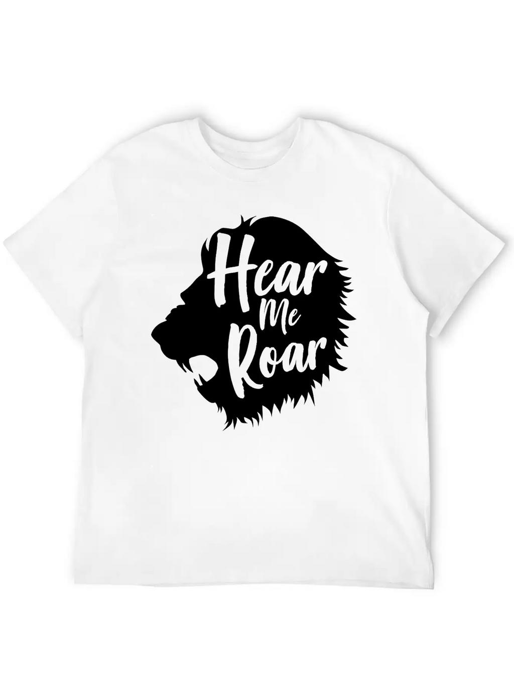 Lion. Hear Me Roar Relaxed Everyday Tee – Lightweight And Durable Cotton
