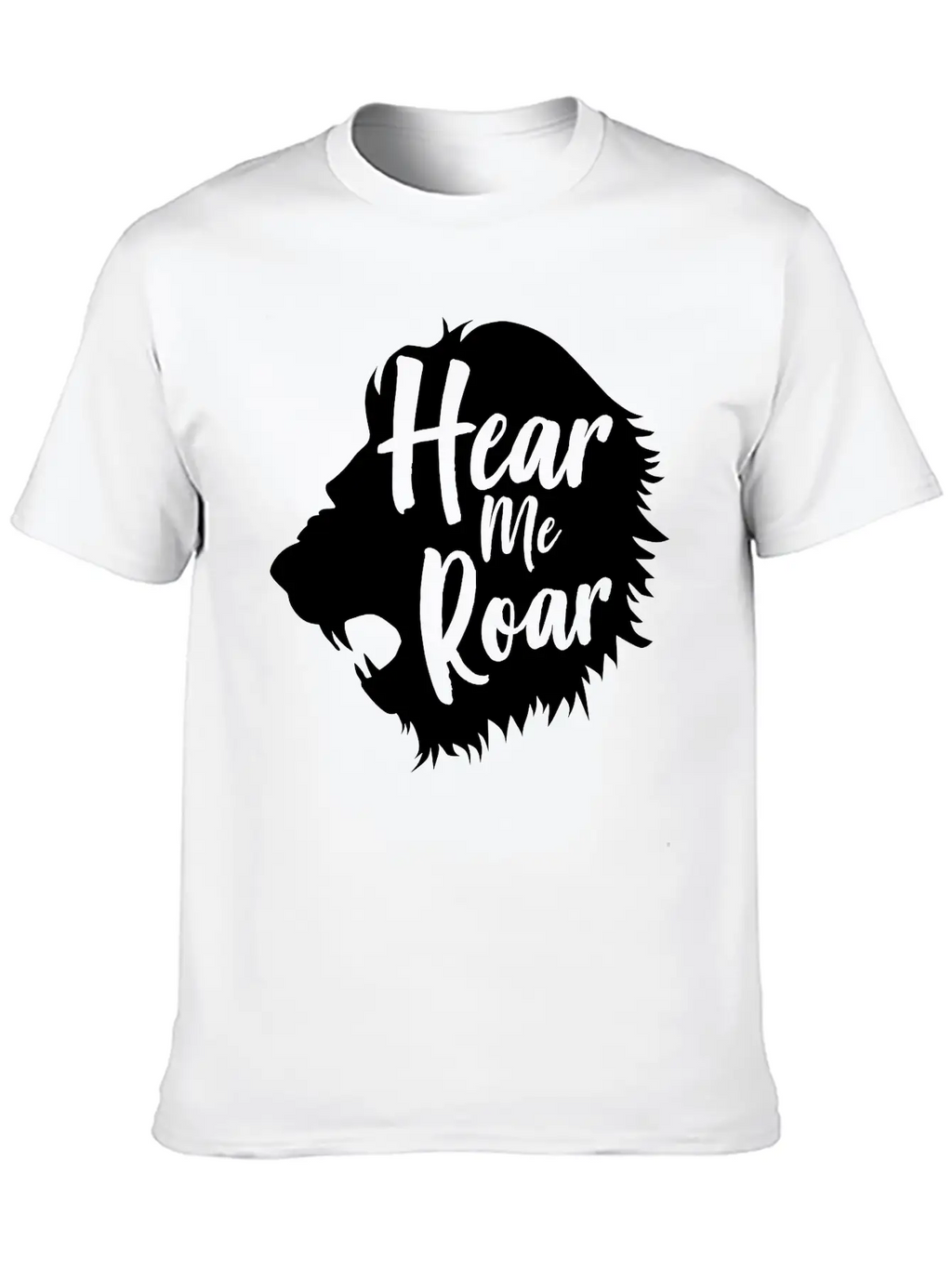 Lion. Hear Me Roar Relaxed Everyday Tee – Lightweight And Durable Cotton
