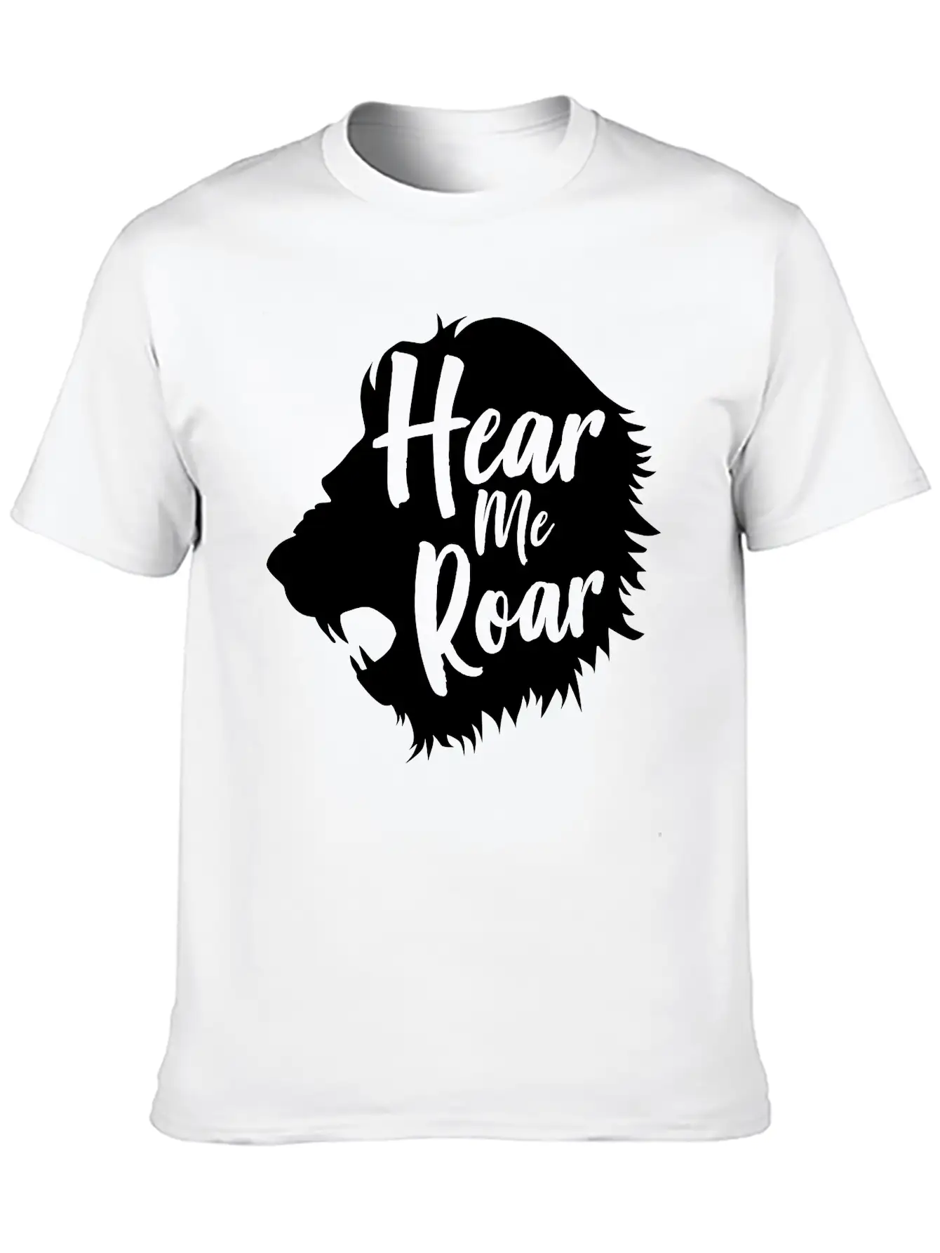 Lion. Hear Me Roar Relaxed Everyday Tee – Lightweight And Durable Cotton