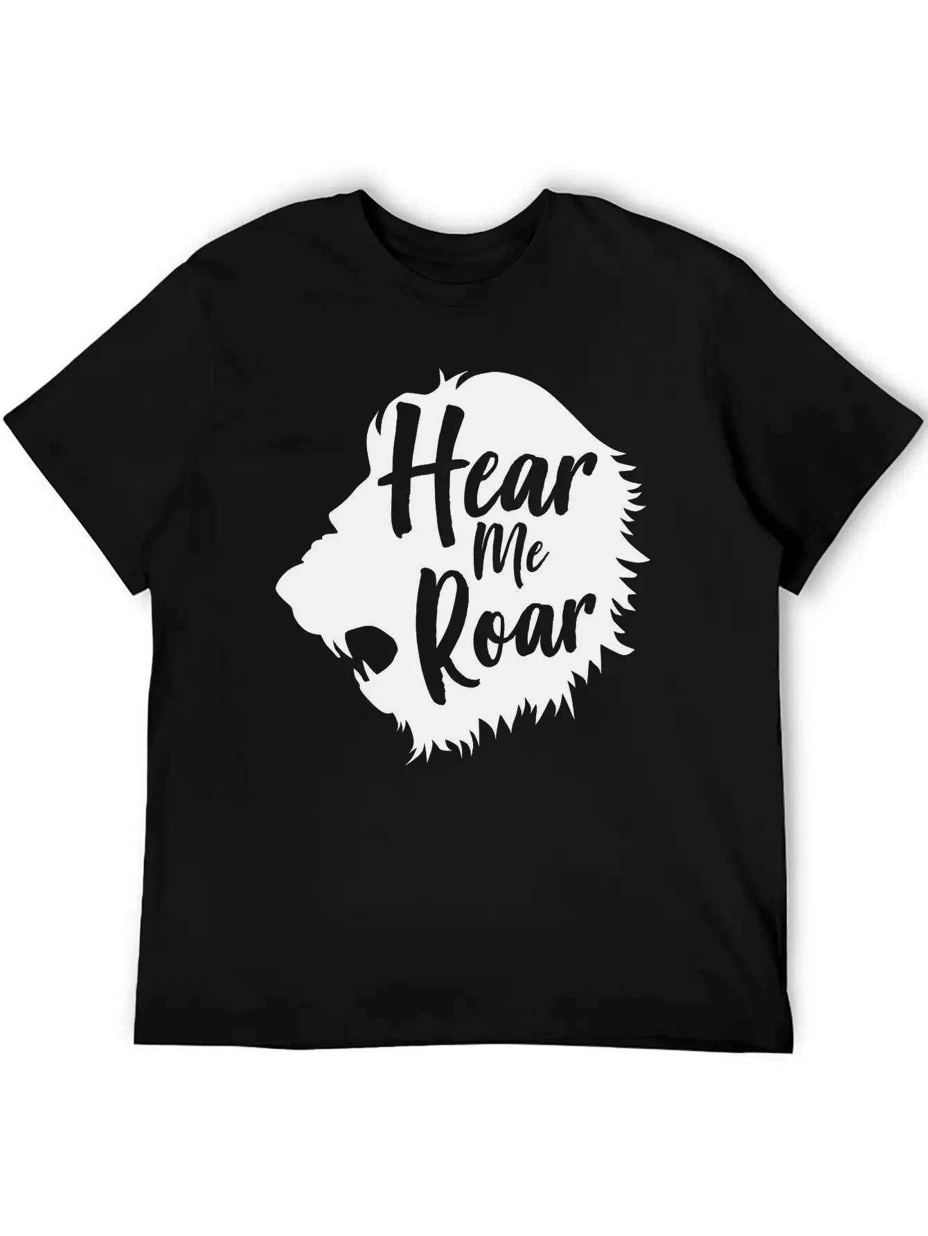 Lion. Hear Me Roar Relaxed Everyday Tee – Lightweight And Durable Cotton
