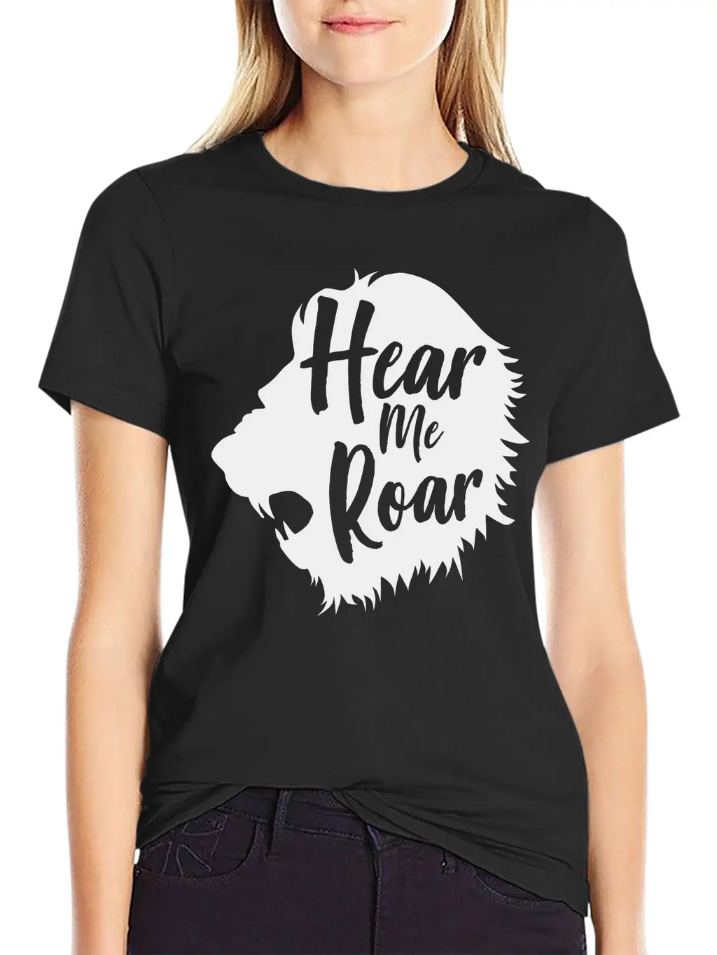 Lion. Hear Me Roar Relaxed Everyday Tee – Lightweight And Durable Cotton