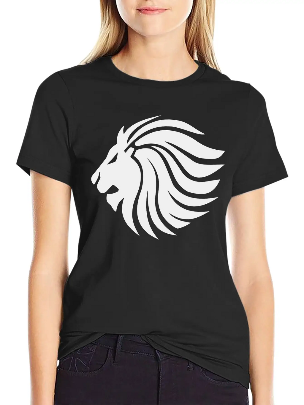 Lion - King Of The Jungle Essential Cotton Tee For Daily Outfits – Unisex Style