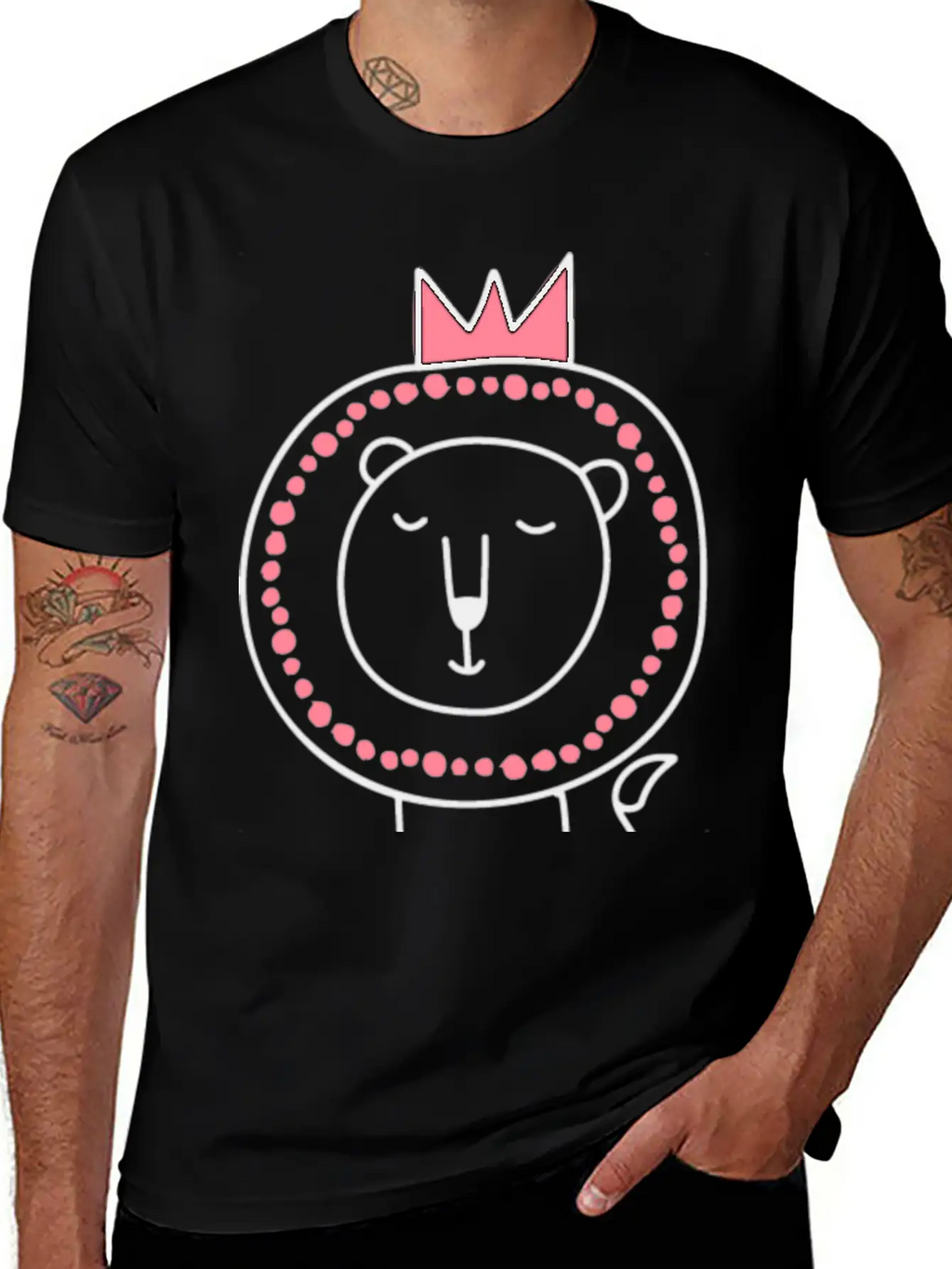 LION Modern Fit Casual T-Shirt – Clean And Versatile Design