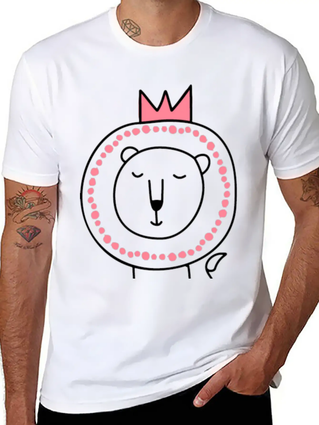 LION Modern Fit Casual T-Shirt – Clean And Versatile Design