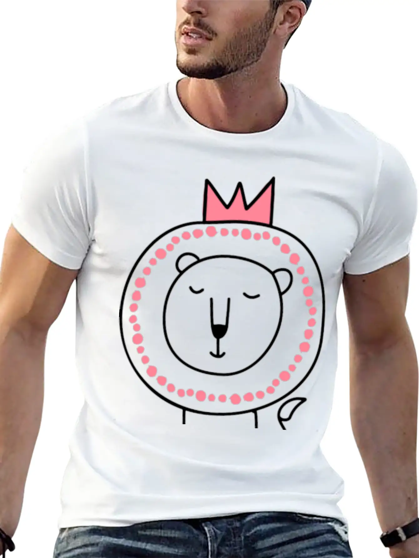 LION Modern Fit Casual T-Shirt – Clean And Versatile Design