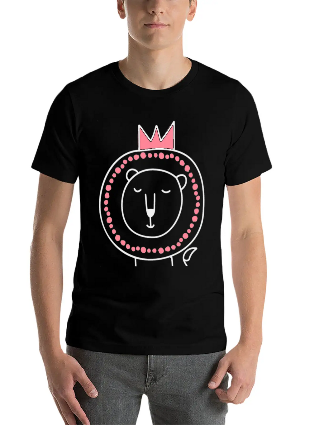 LION Modern Fit Casual T-Shirt – Clean And Versatile Design