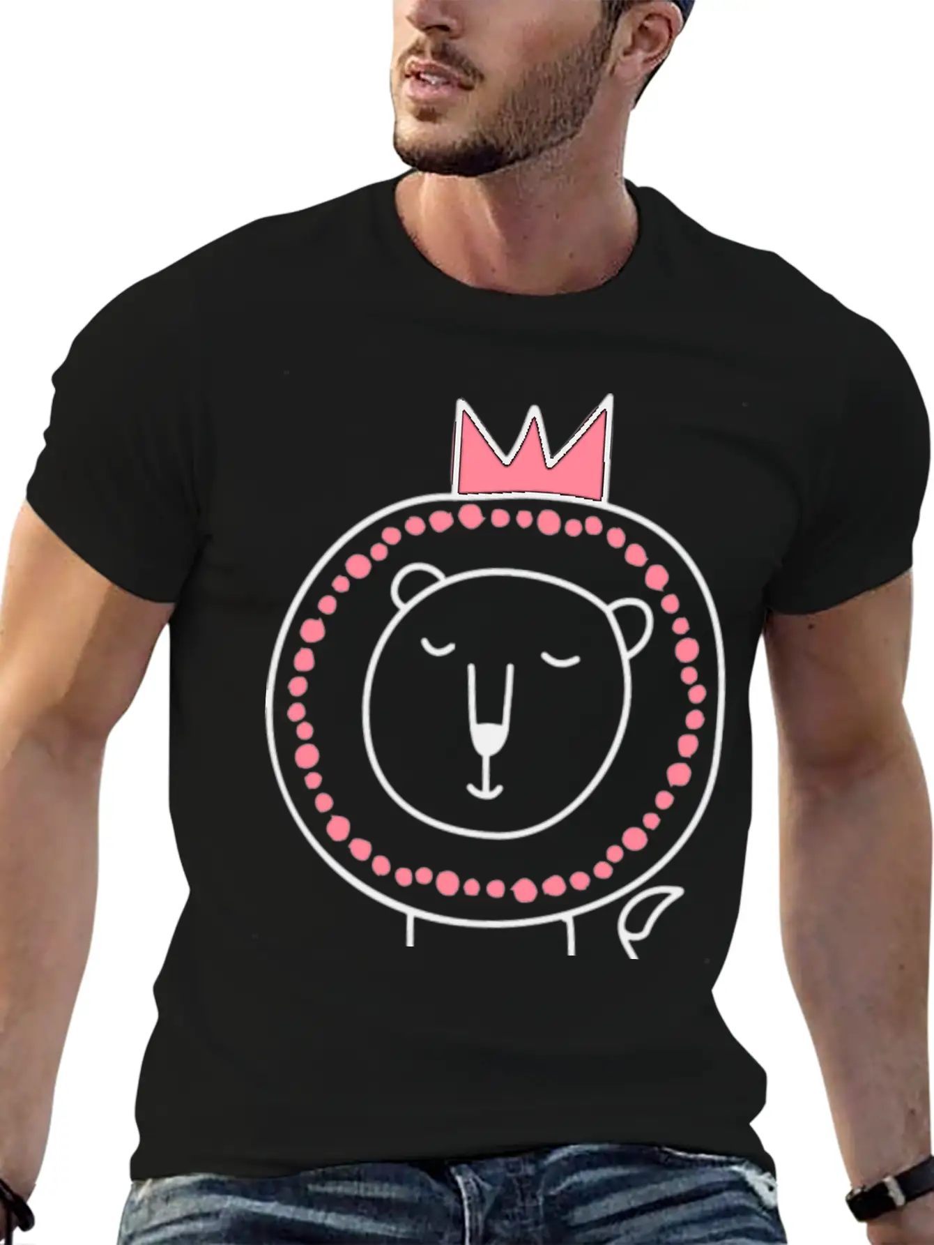 LION Modern Fit Casual T-Shirt – Clean And Versatile Design