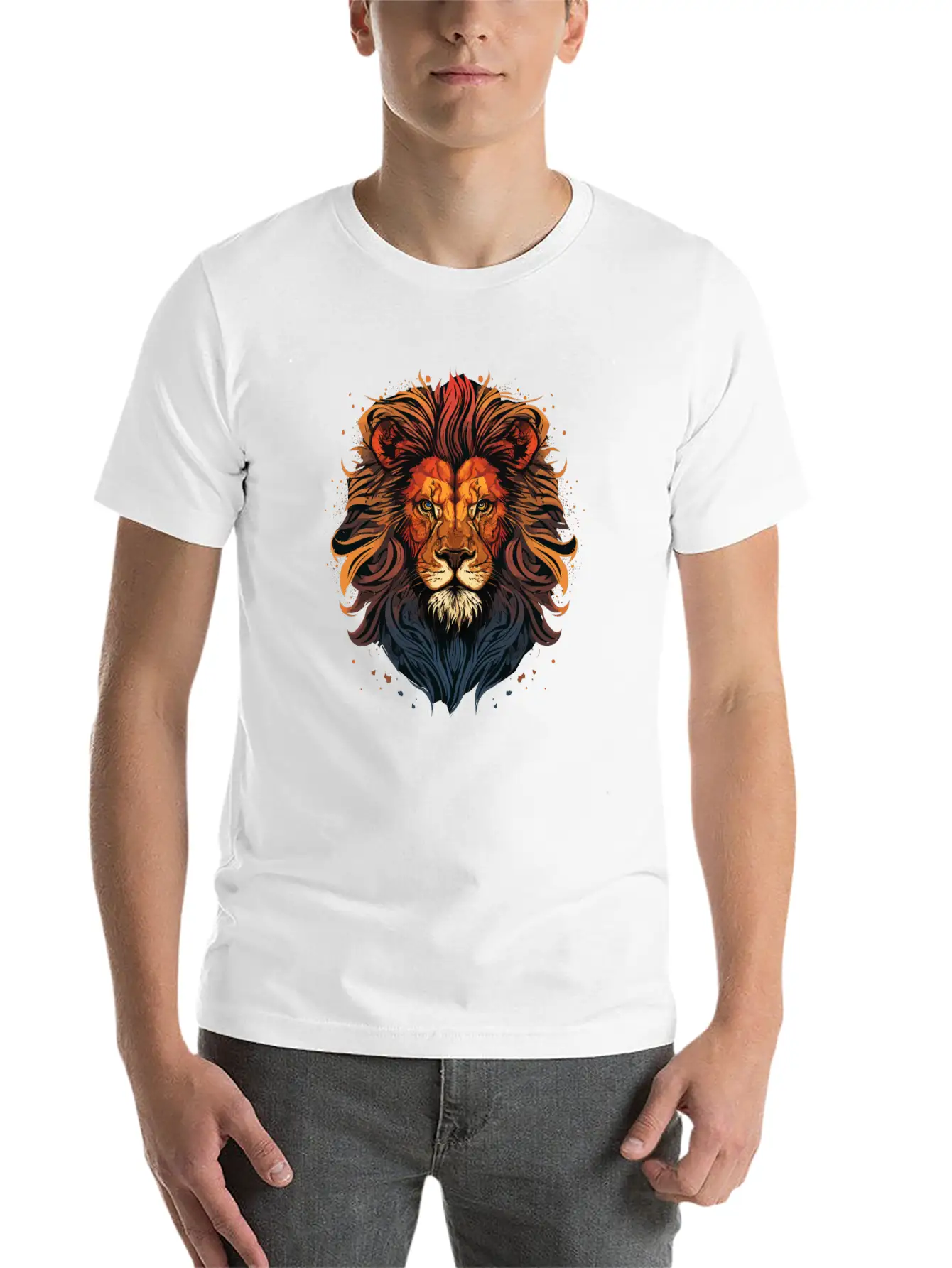 Lion Owner Essential Cotton Tee For Daily Outfits – Unisex Style