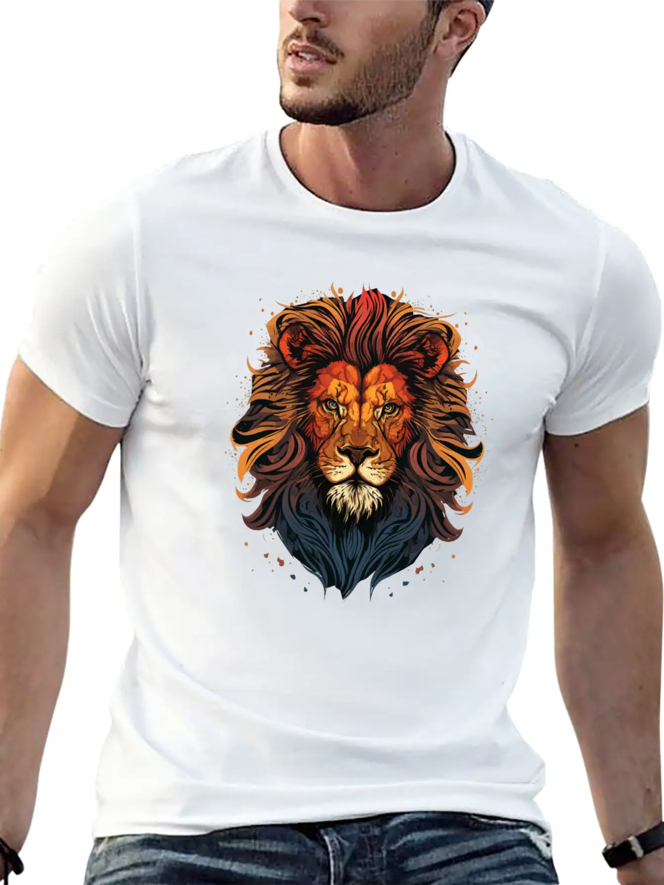 Lion Owner Essential Cotton Tee For Daily Outfits – Unisex Style