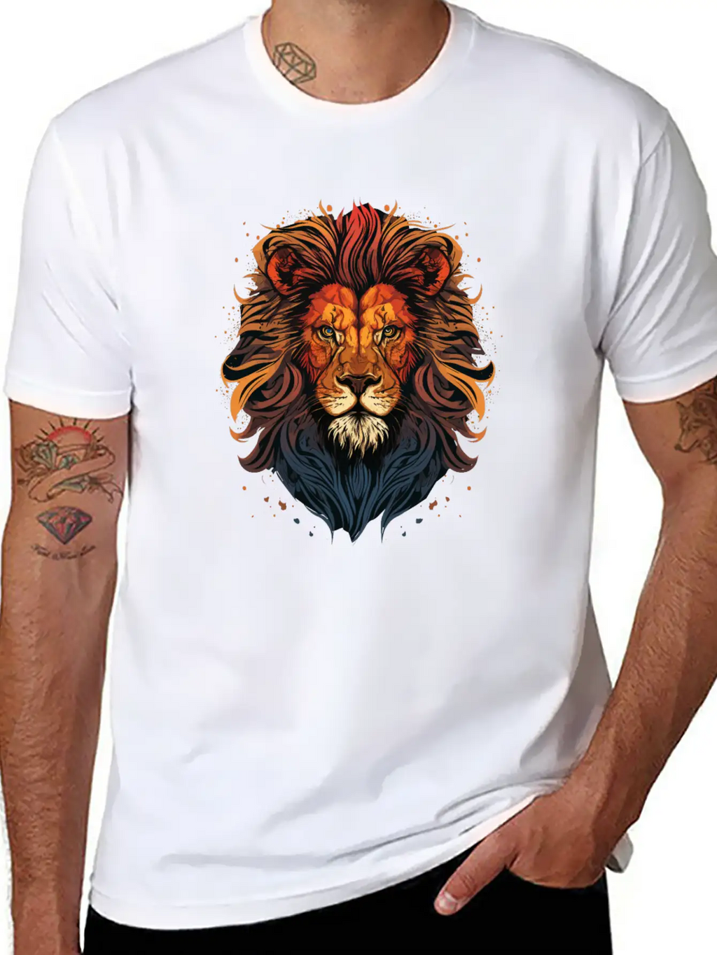 Lion Owner Essential Cotton Tee For Daily Outfits – Unisex Style
