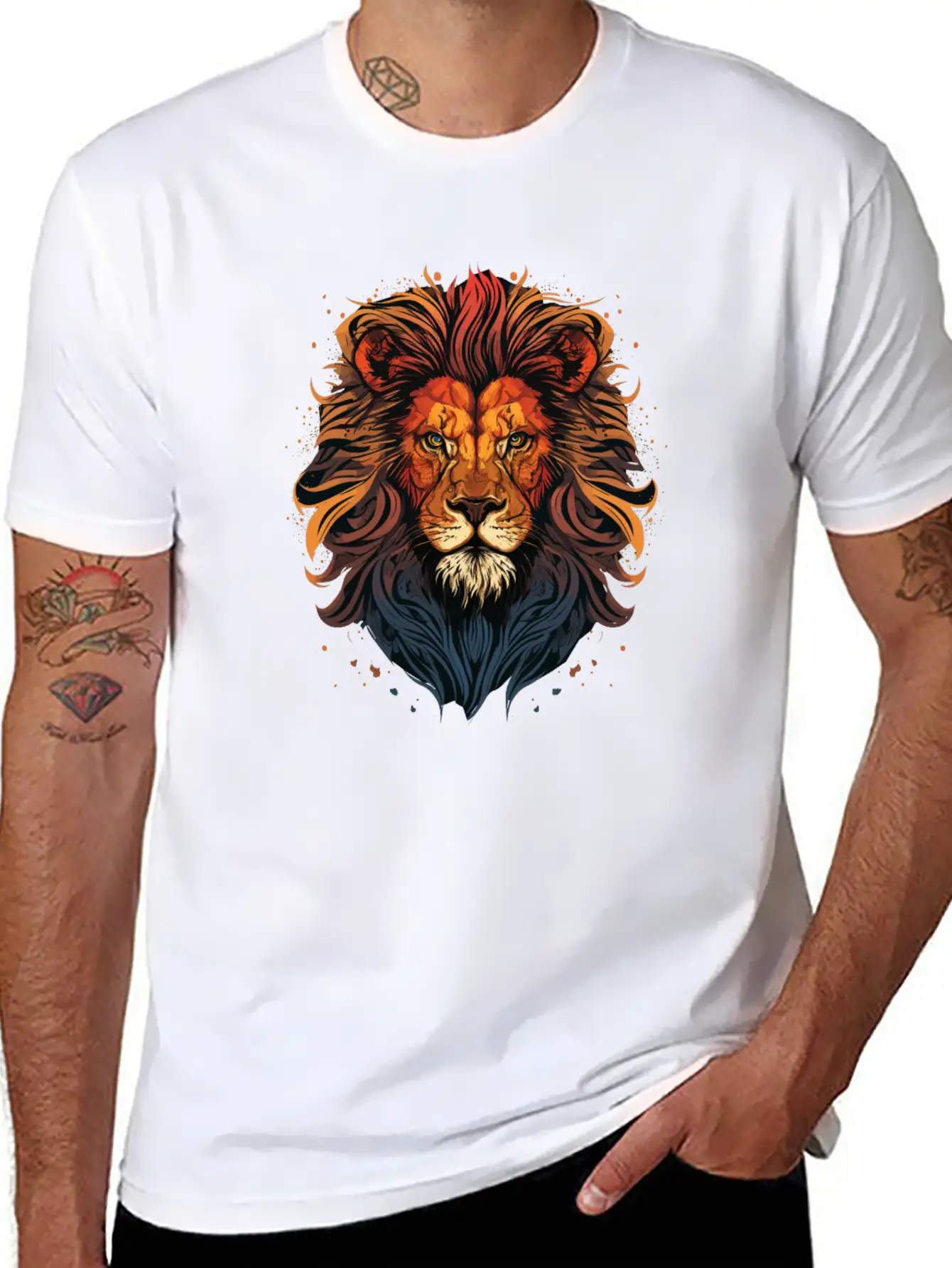 Lion Owner Essential Cotton Tee For Daily Outfits – Unisex Style