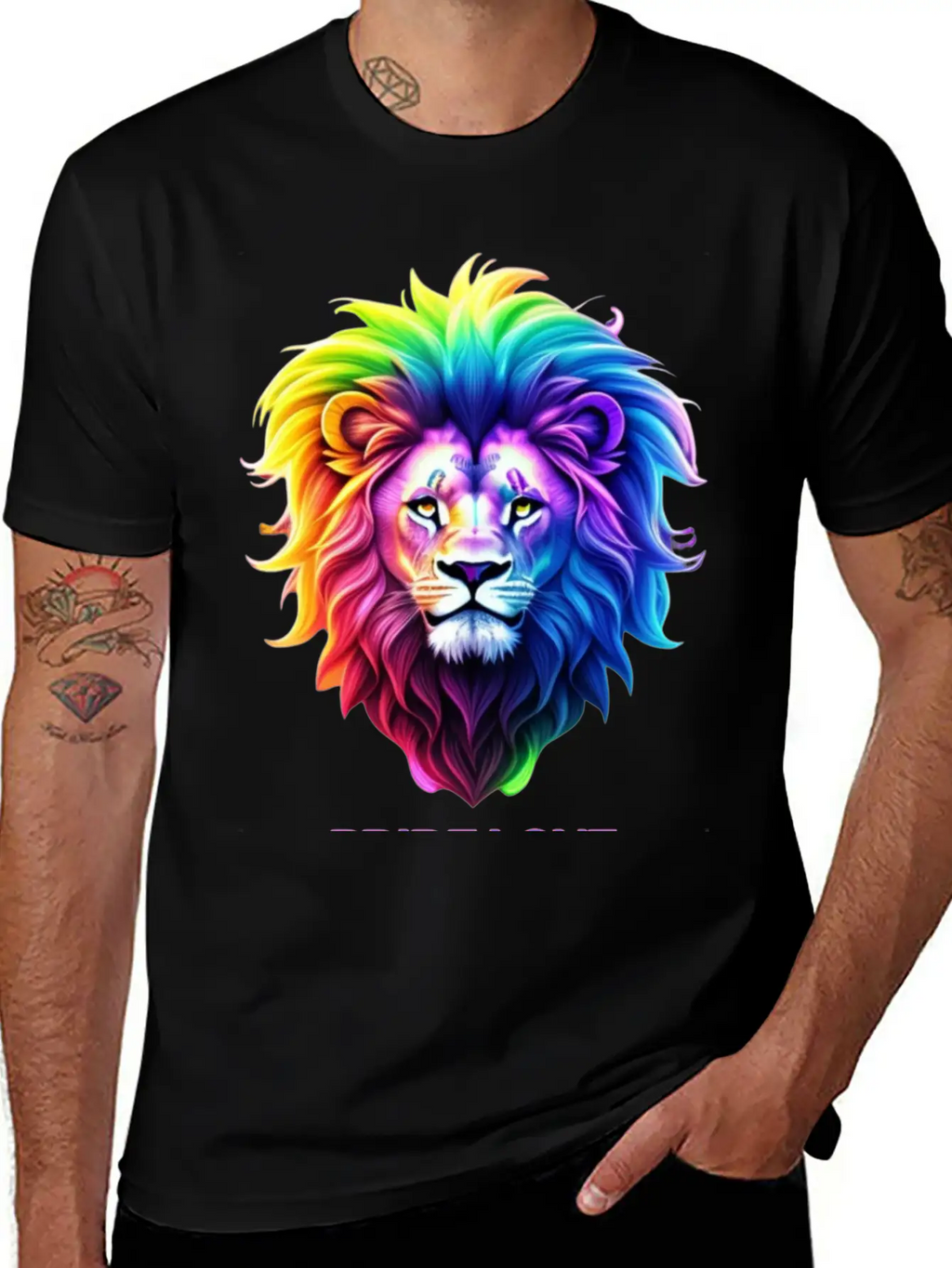 Lion Pride Breathable Soft Cotton T-Shirt – Timeless Casual Look