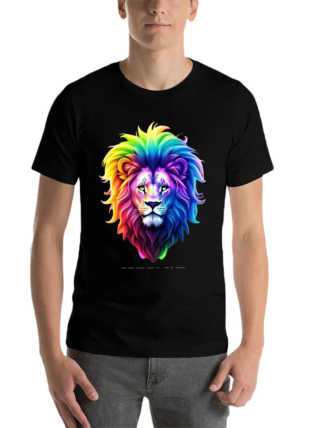 Lion Pride Breathable Soft Cotton T-Shirt – Timeless Casual Look