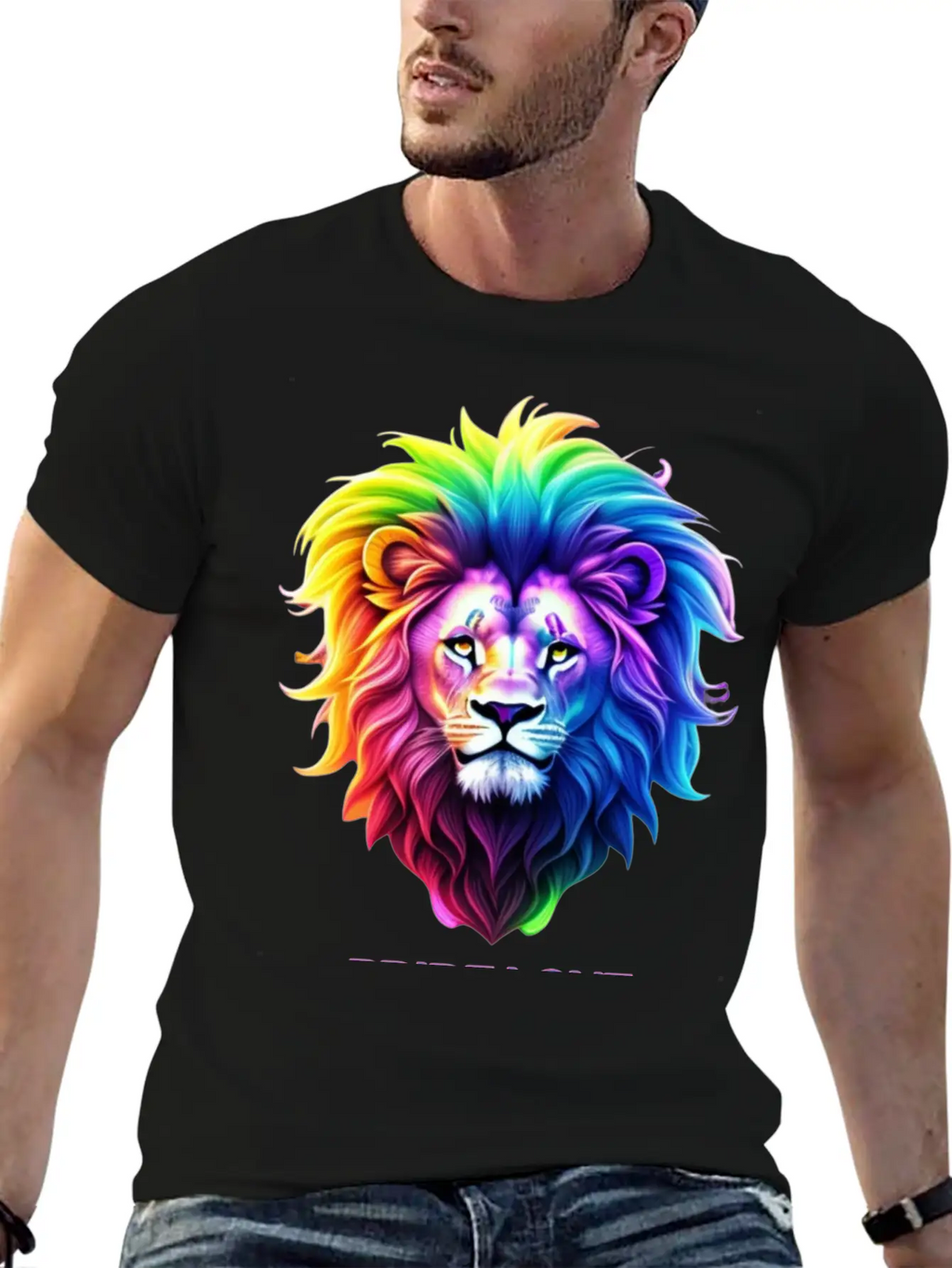 Lion Pride Breathable Soft Cotton T-Shirt – Timeless Casual Look