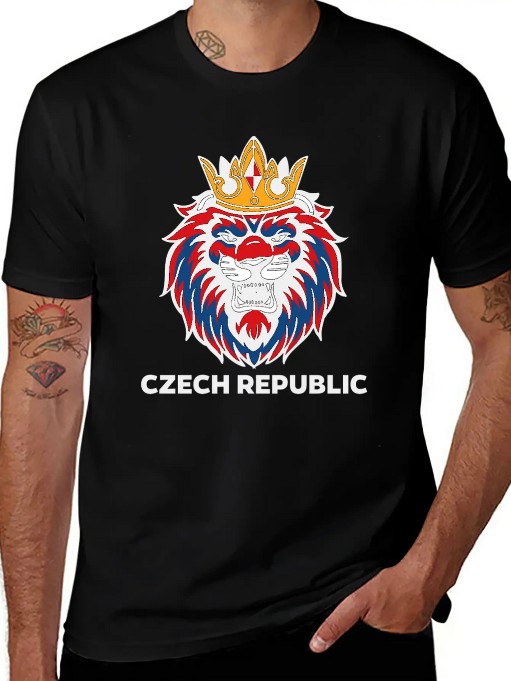 Lion Soccer League Essential Cotton Tee For Daily Outfits – Unisex Style