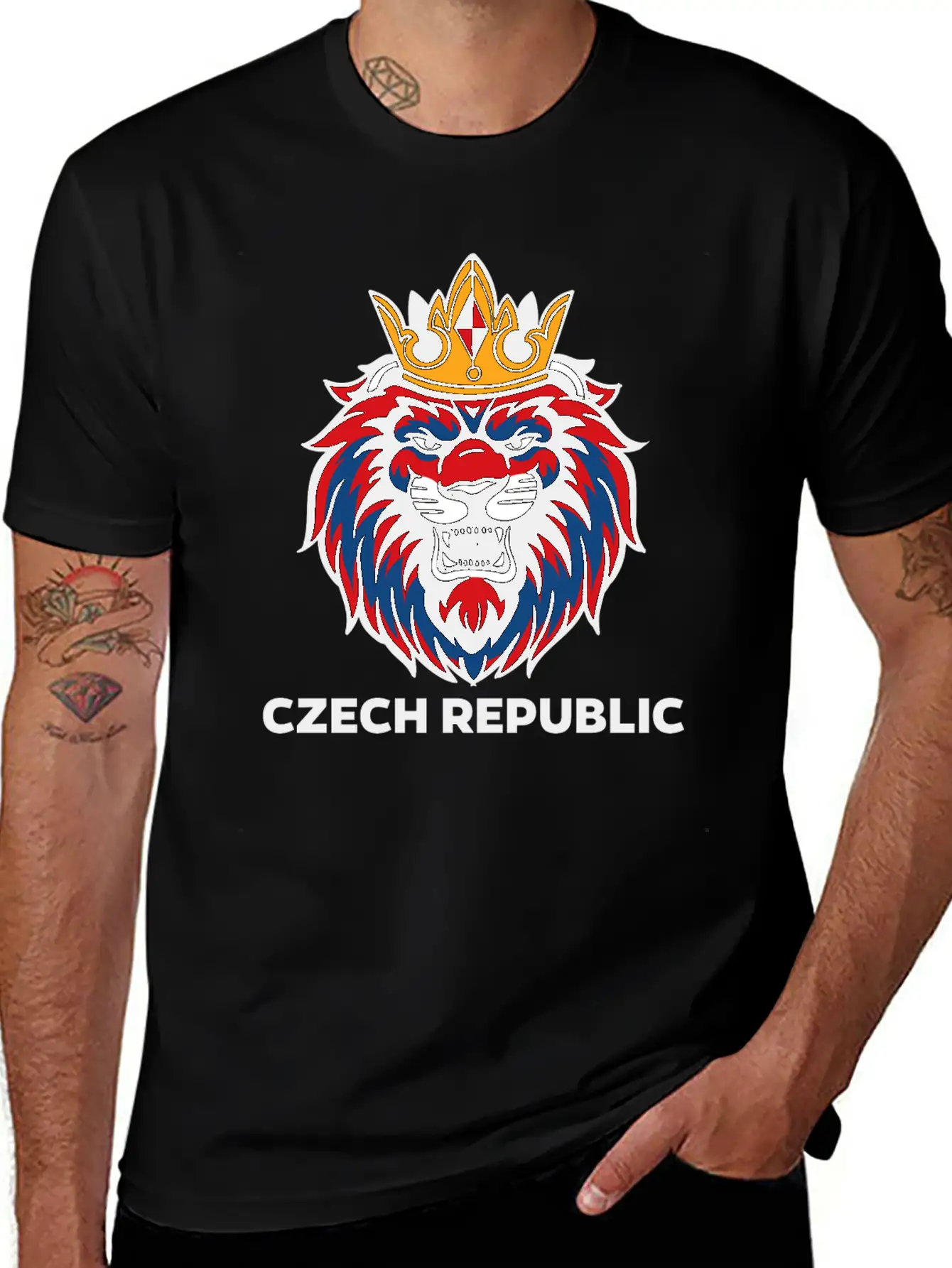 Lion Soccer League Essential Cotton Tee For Daily Outfits – Unisex Style