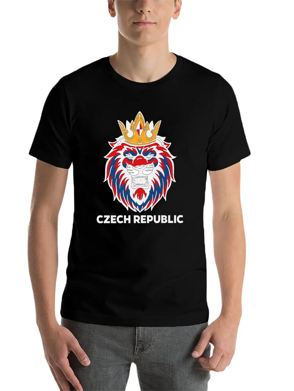 Lion Soccer League Essential Cotton Tee For Daily Outfits – Unisex Style