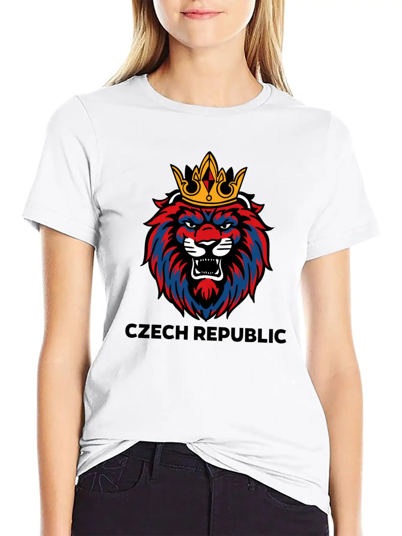 Lion Soccer League Essential Cotton Tee For Daily Outfits – Unisex Style