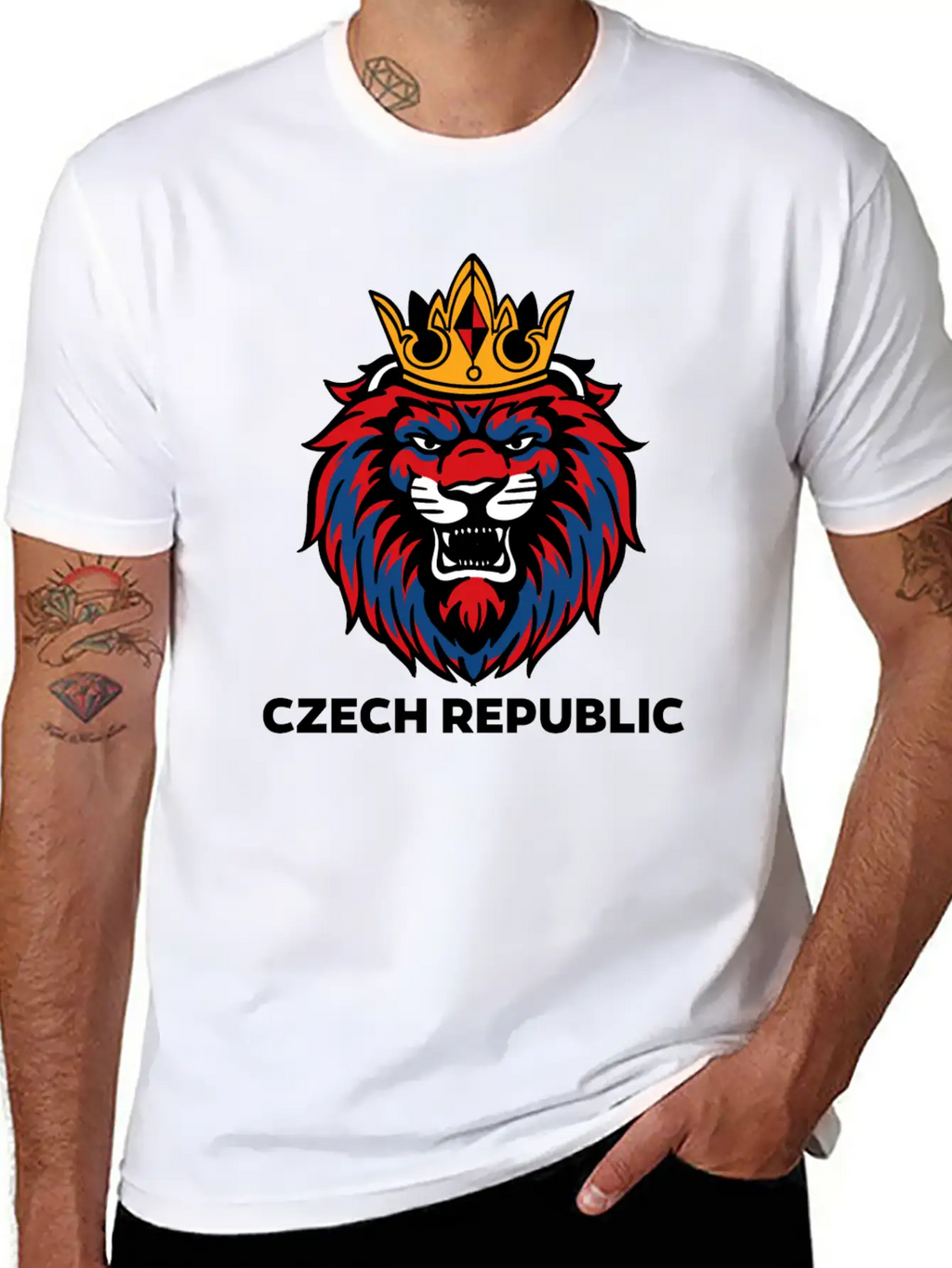 Lion Soccer League Essential Cotton Tee For Daily Outfits – Unisex Style