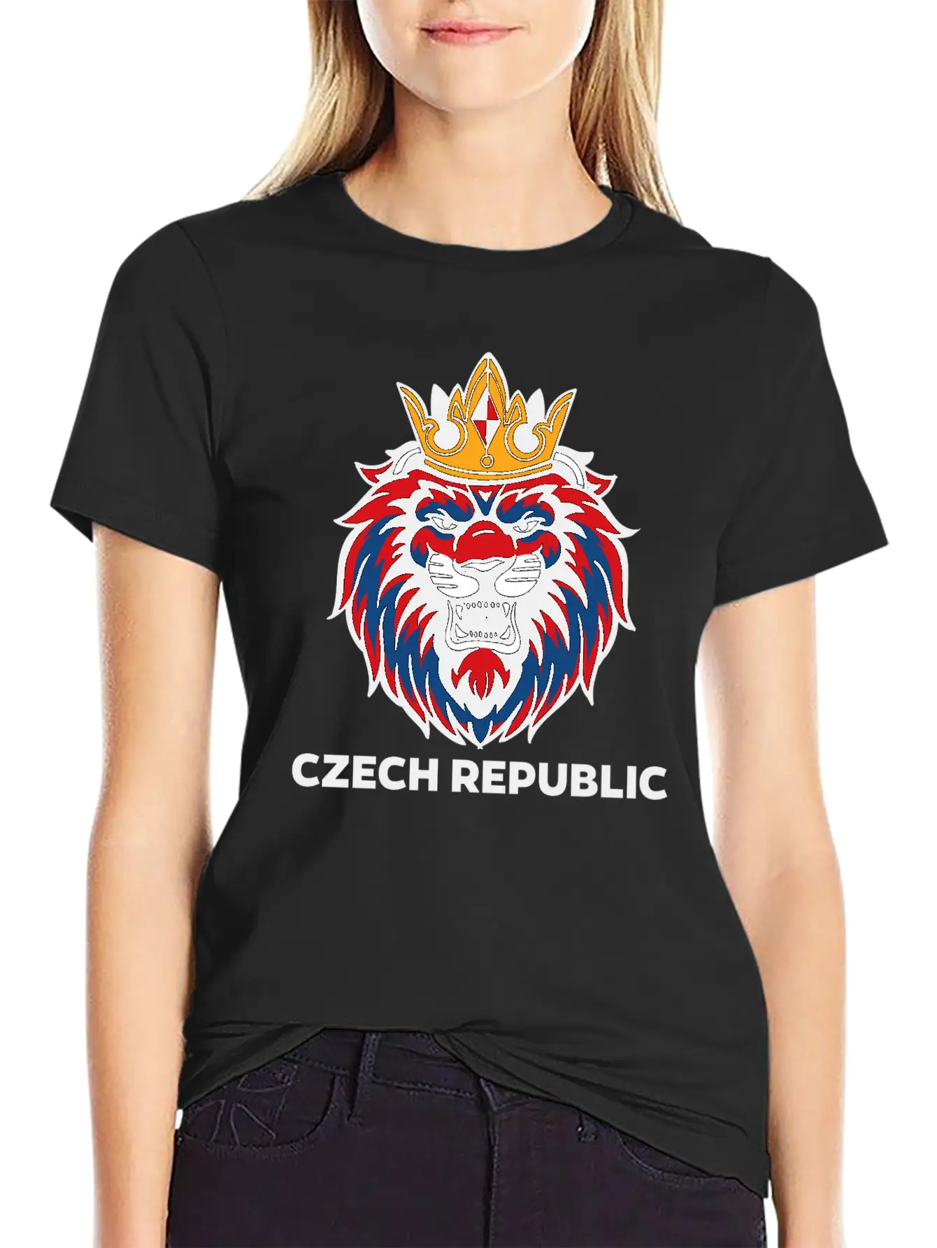 Lion Soccer League Essential Cotton Tee For Daily Outfits – Unisex Style