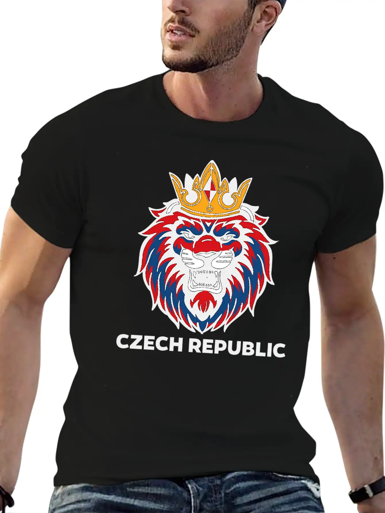 Lion Soccer League Essential Cotton Tee For Daily Outfits – Unisex Style