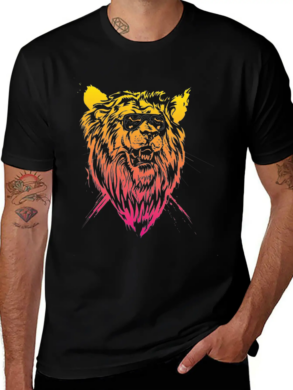 Lion Spirit Relaxed Everyday Tee – Lightweight And Durable Cotton