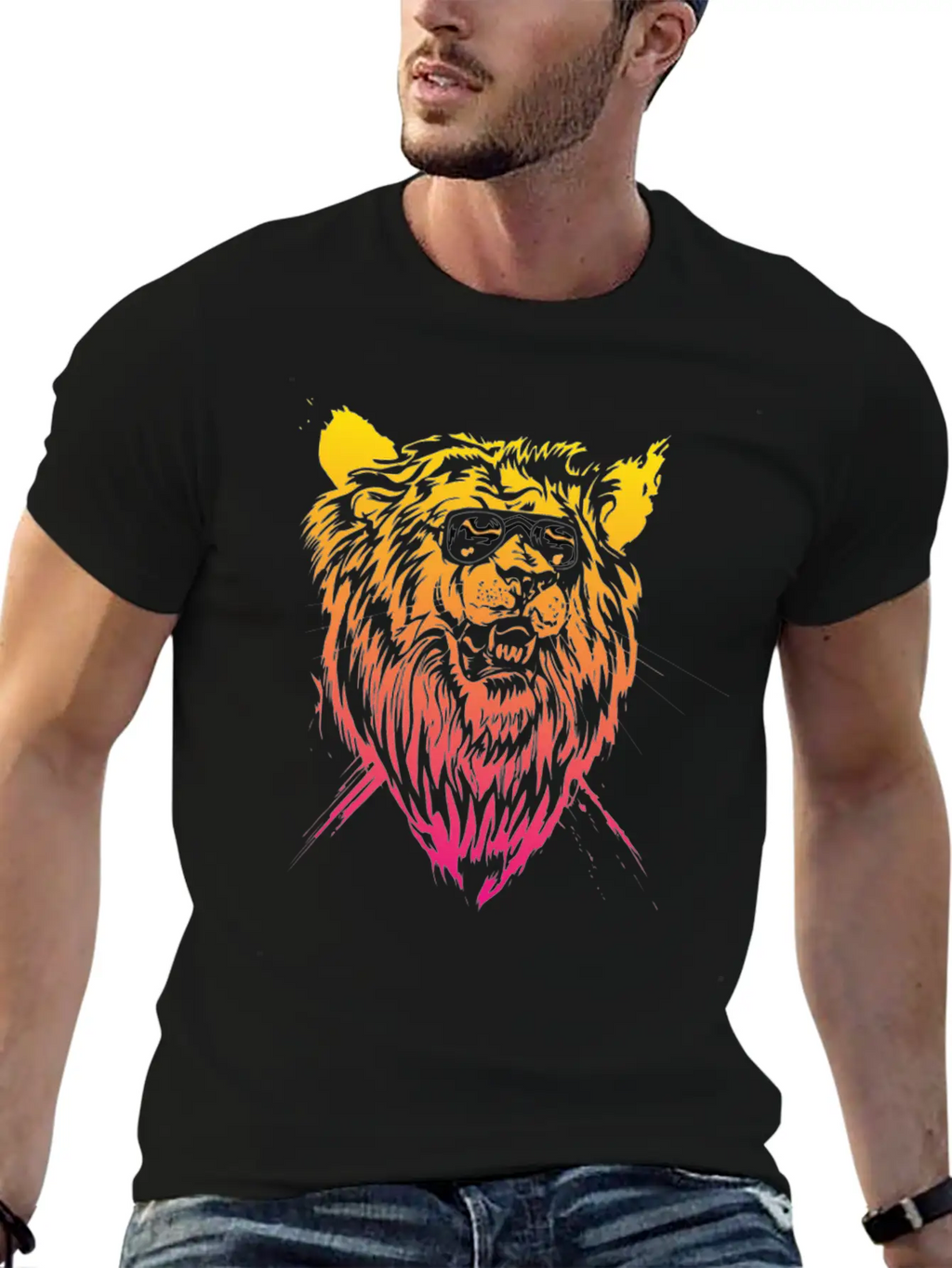 Lion Spirit Relaxed Everyday Tee – Lightweight And Durable Cotton