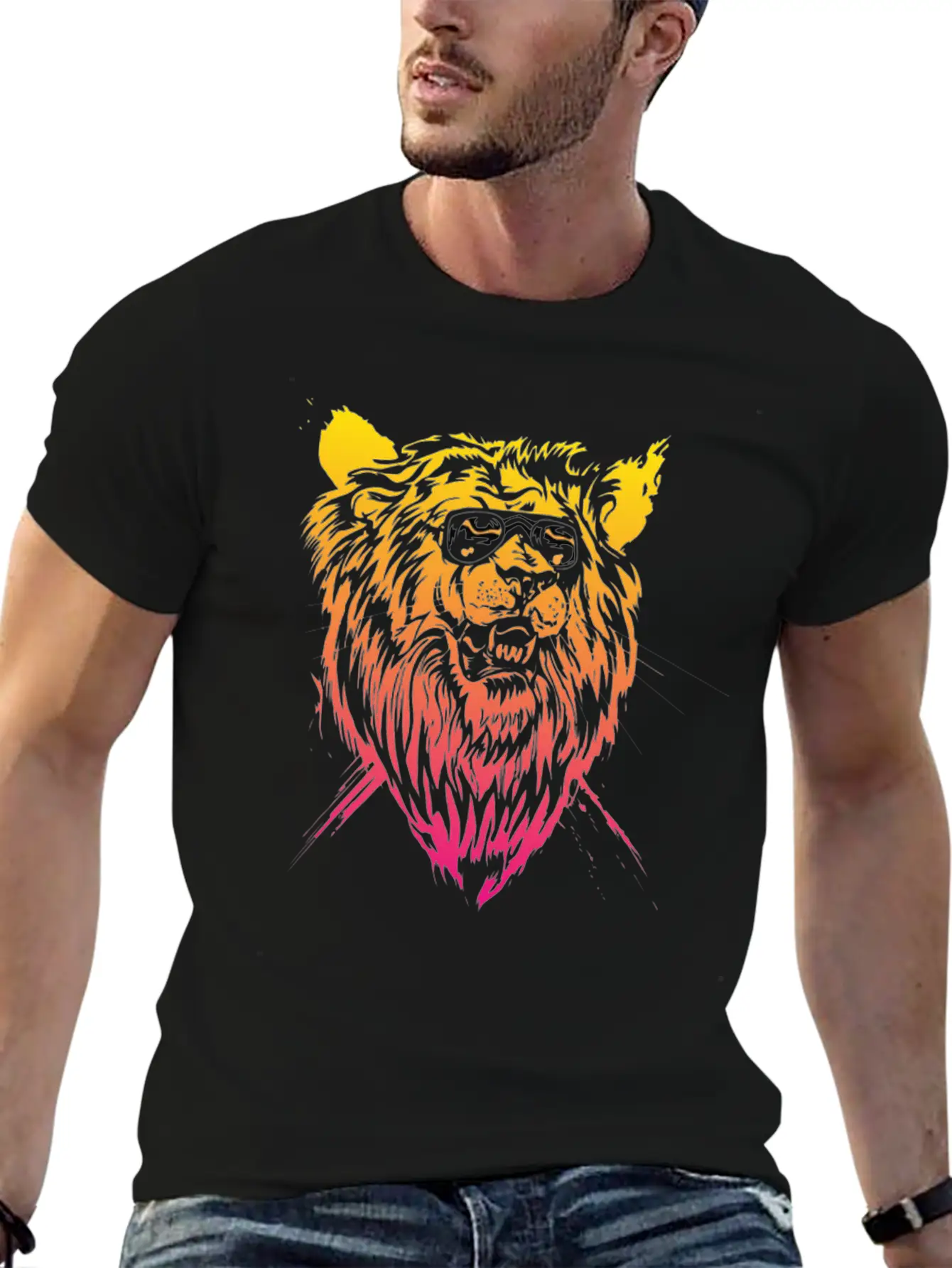 Lion Spirit Relaxed Everyday Tee – Lightweight And Durable Cotton