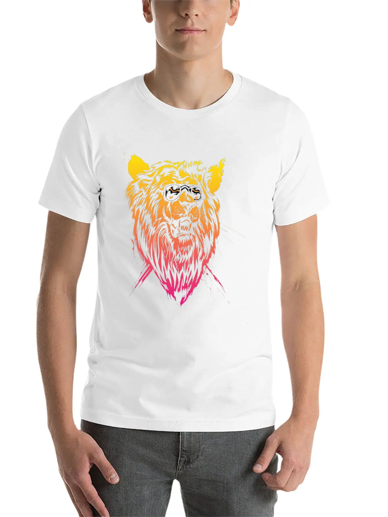 Lion Spirit Relaxed Everyday Tee – Lightweight And Durable Cotton