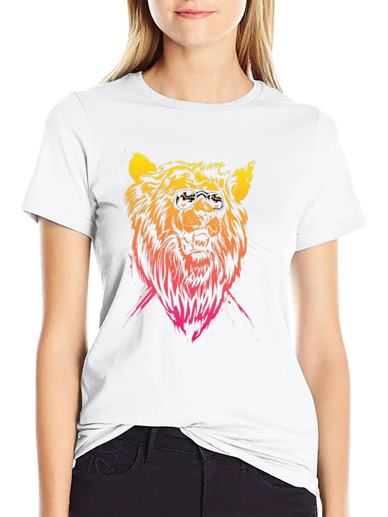 Lion Spirit Relaxed Everyday Tee – Lightweight And Durable Cotton